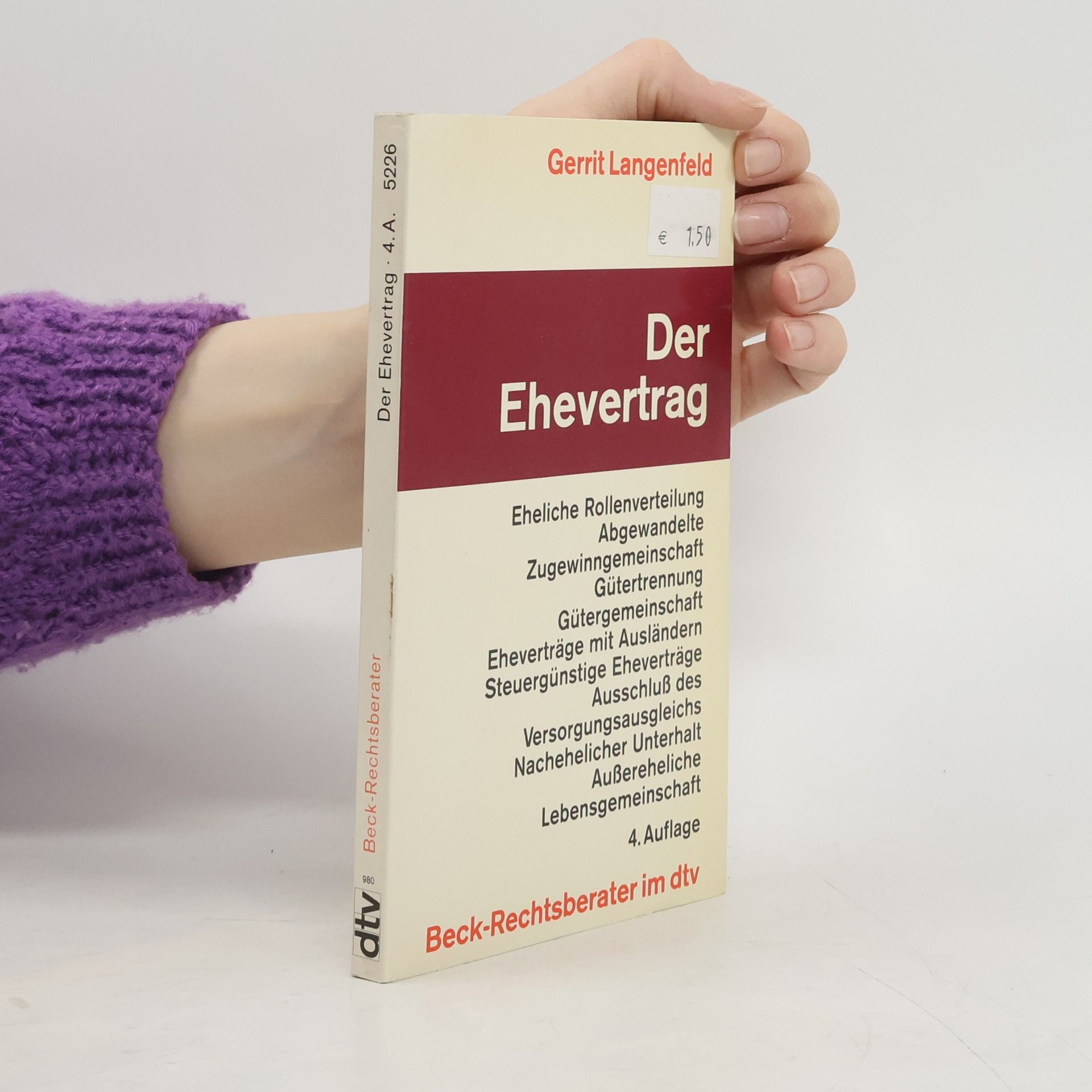 Beck-Rechtsberater - 4: Der Ehevertrag