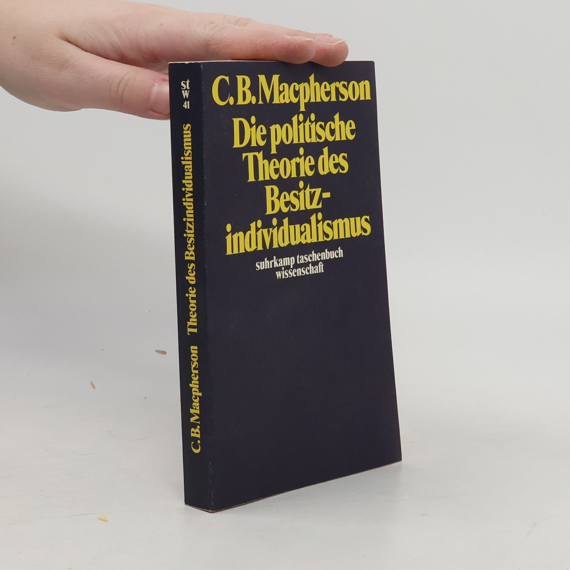 Die politische Theorie des Besitzindividualismus