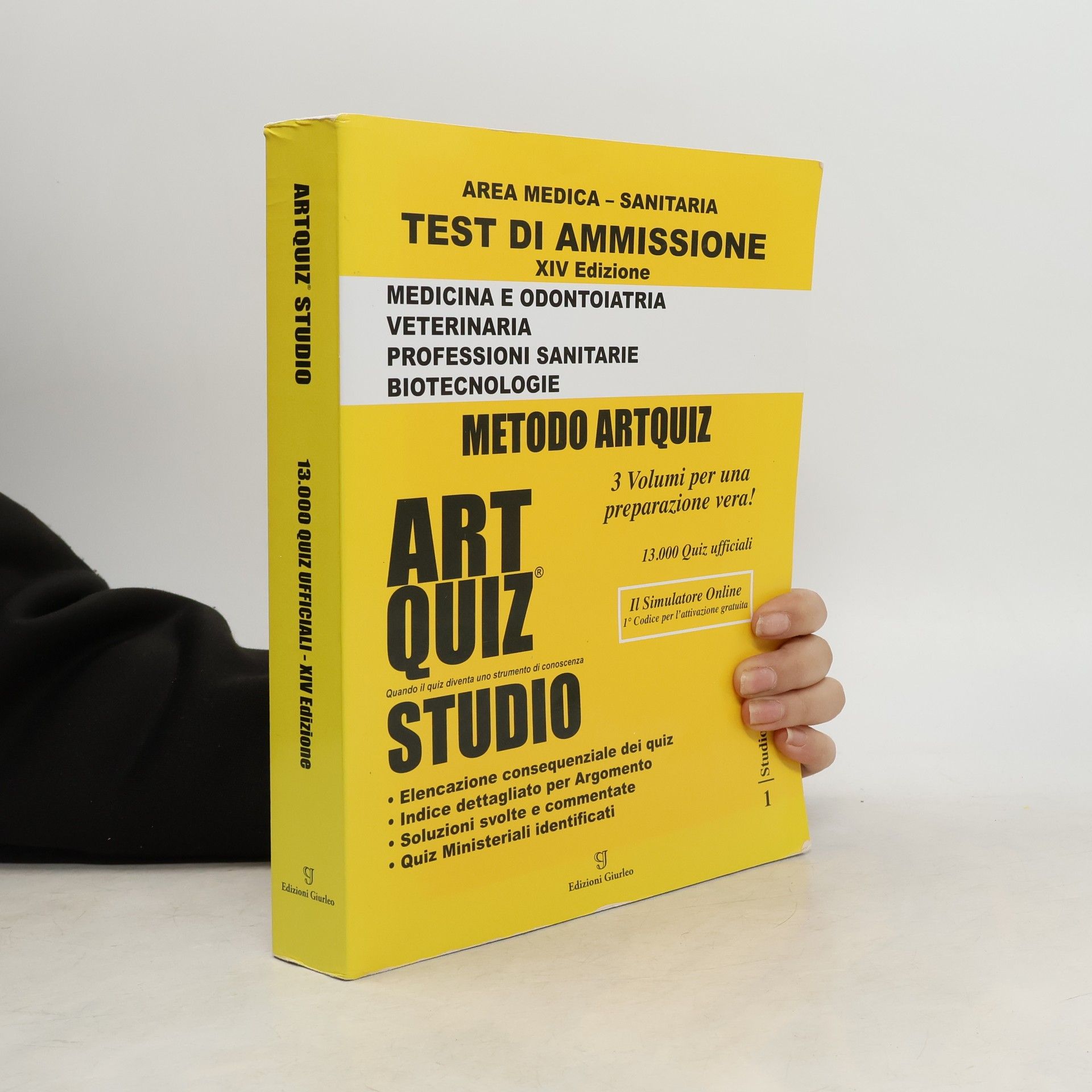 A. Giurleo Artquiz studio. Test di ammissione a: medicina, odontoiatria, veterinaria, professioni sanitarie, biotecnoloolge. Area medica-sanitaria. Ediz. per la scuola