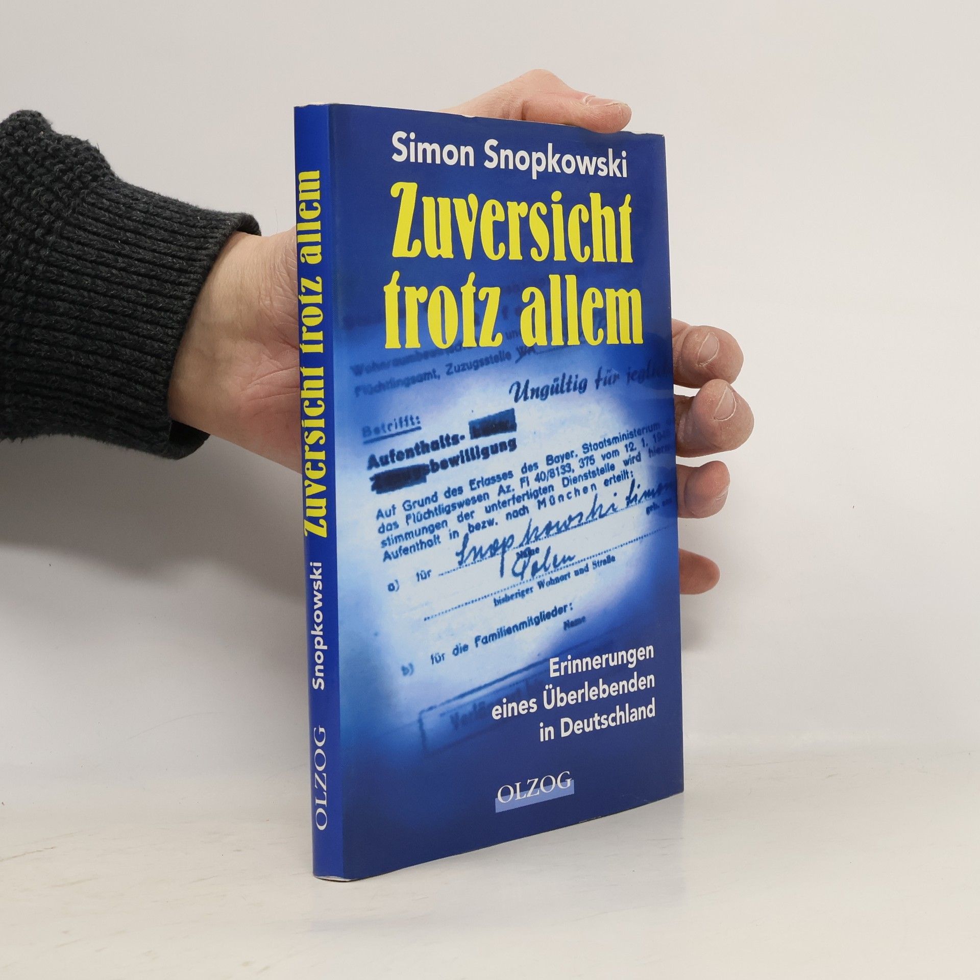 Simon Snopkowski Zuversicht trotz allem