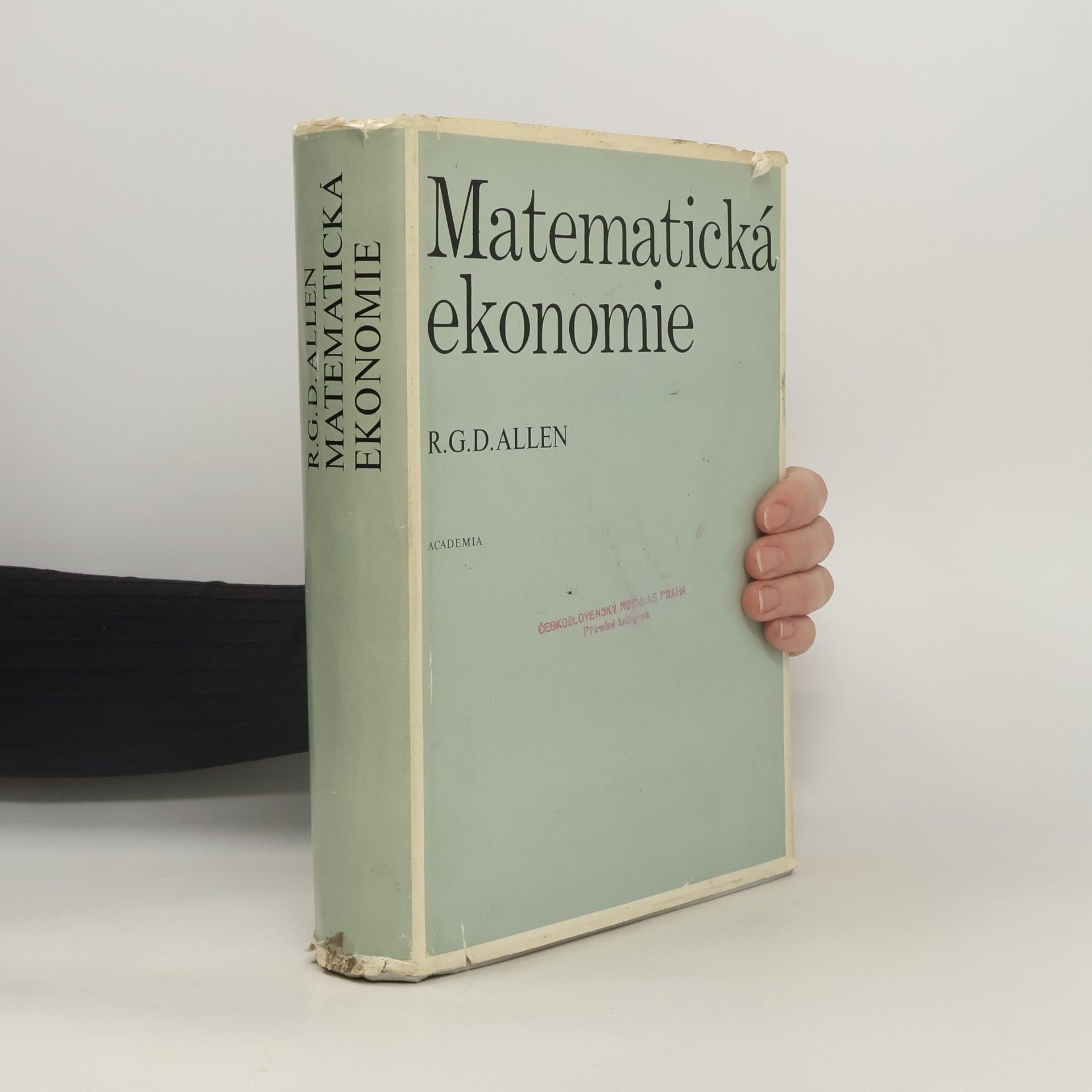 R. G. D. Allen Matematická ekonomie
