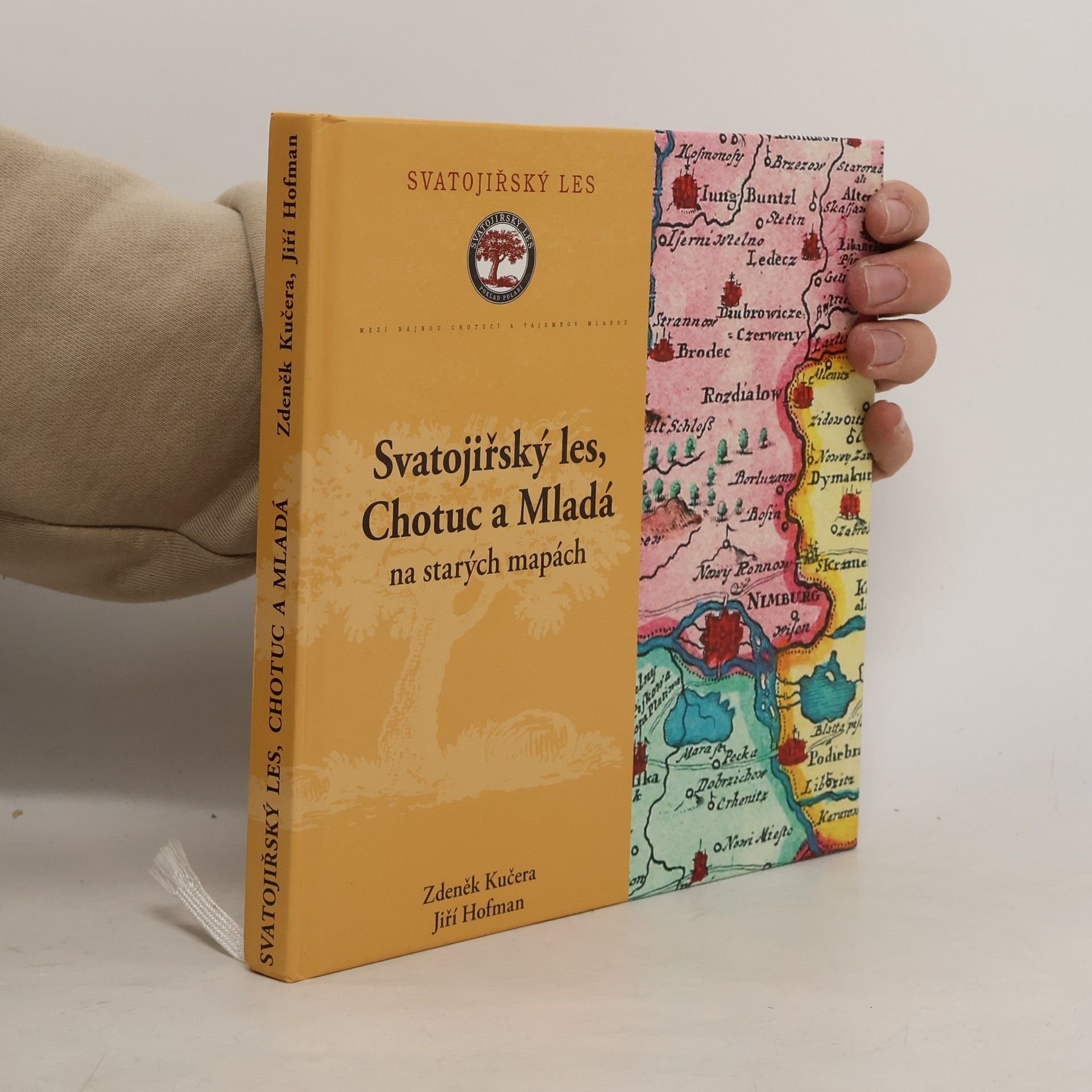 Zdeněk Kučera Svatojiřský les, Chotuc a Mladá na starých mapách