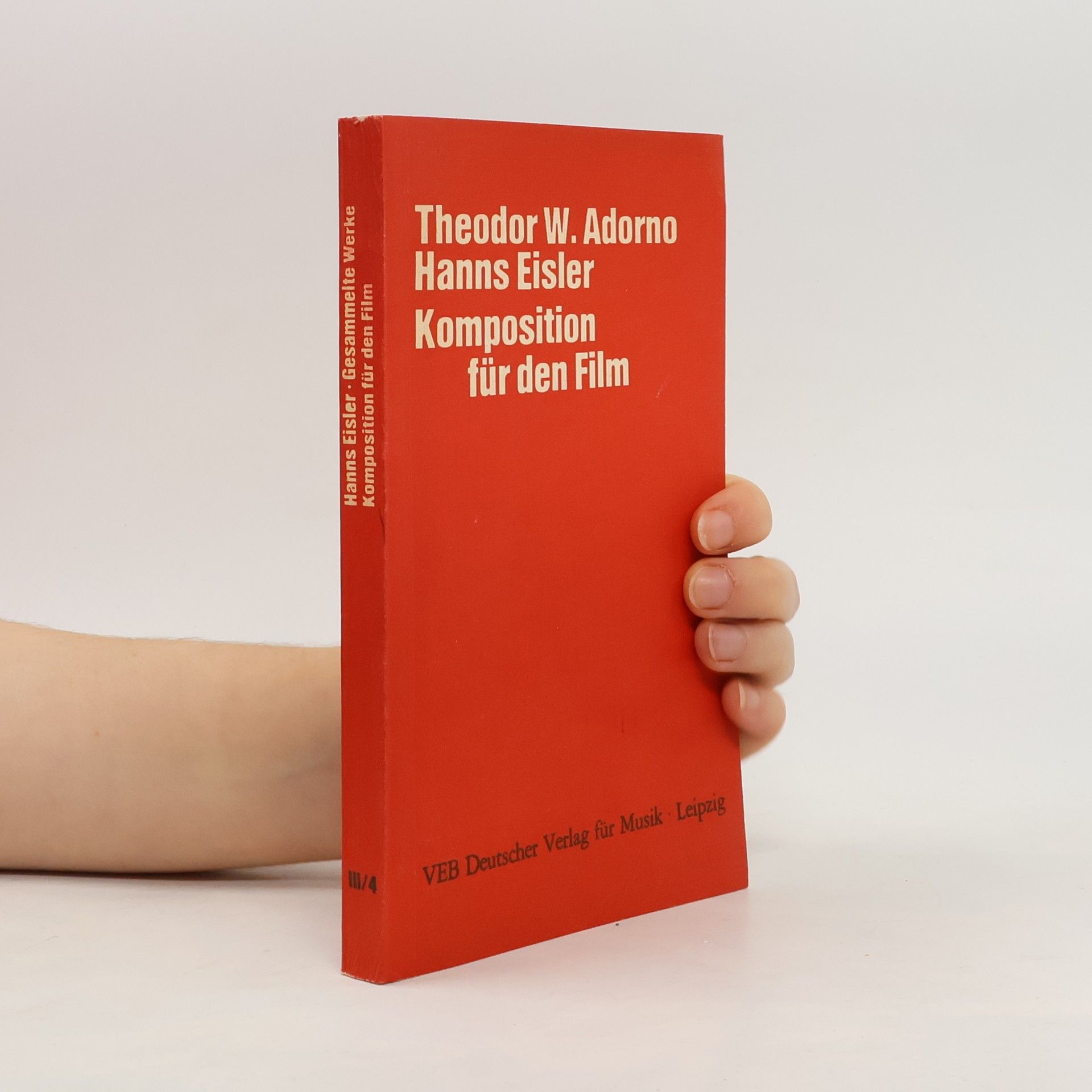 Theodor W. Adorno Komposition für den Film