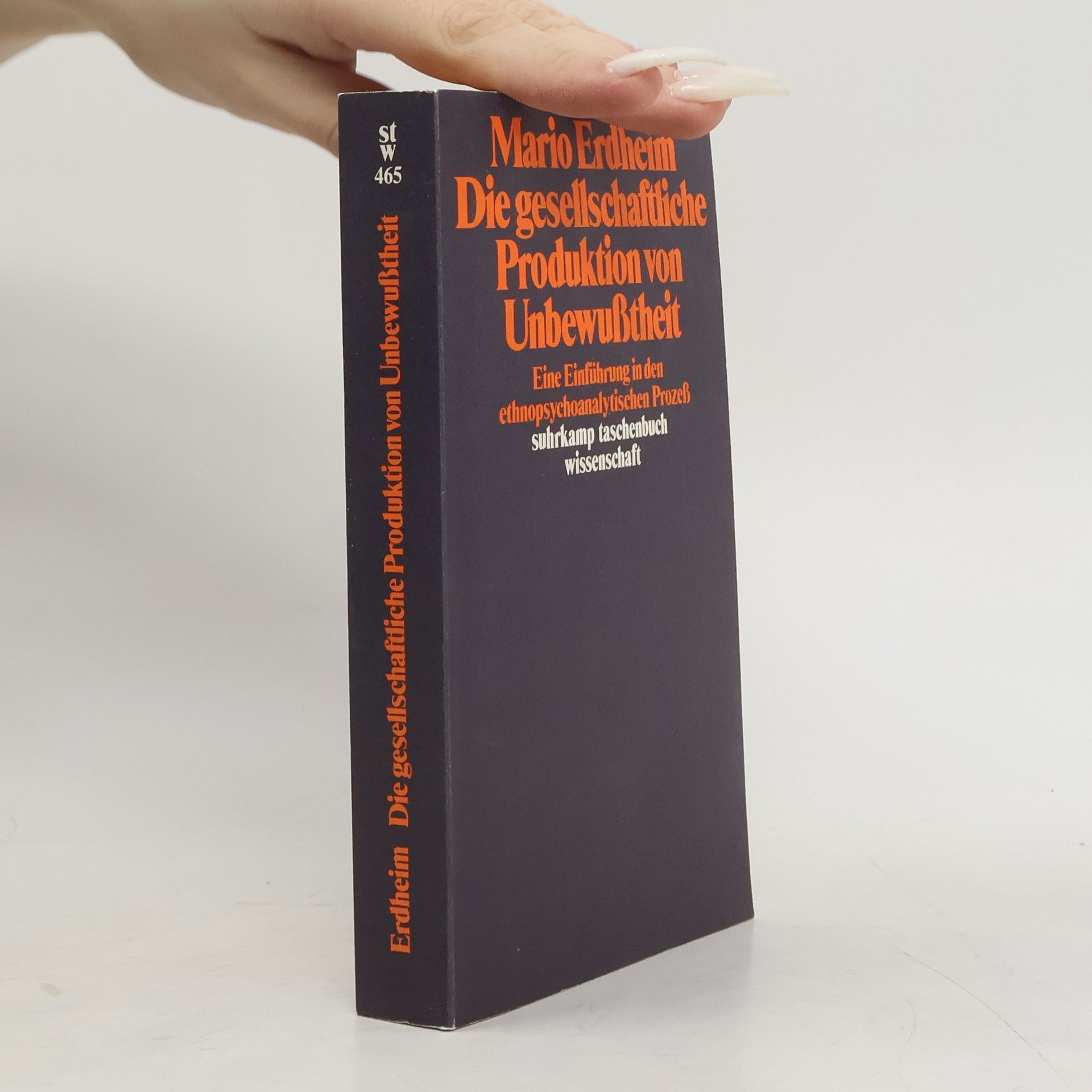 Mario Erdheim Die gesellschaftliche Produktion von Unbewusstheit