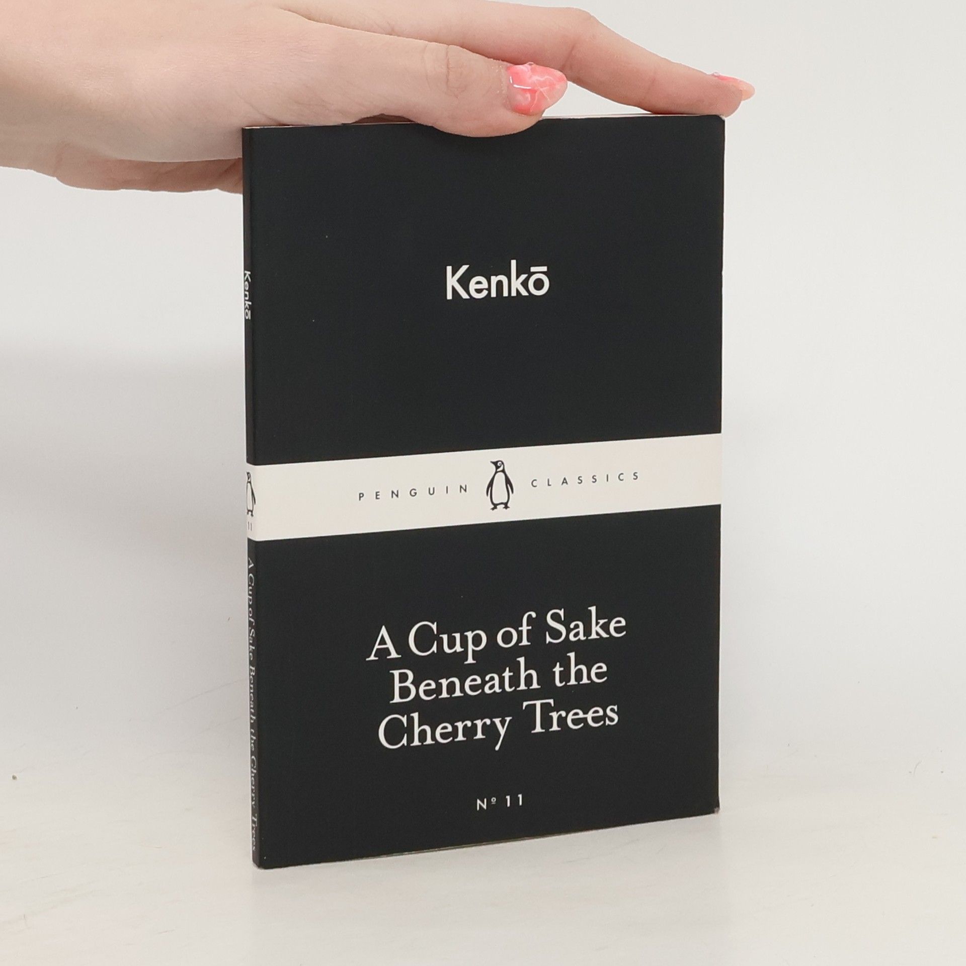 A cup of sake beneath the cherry trees