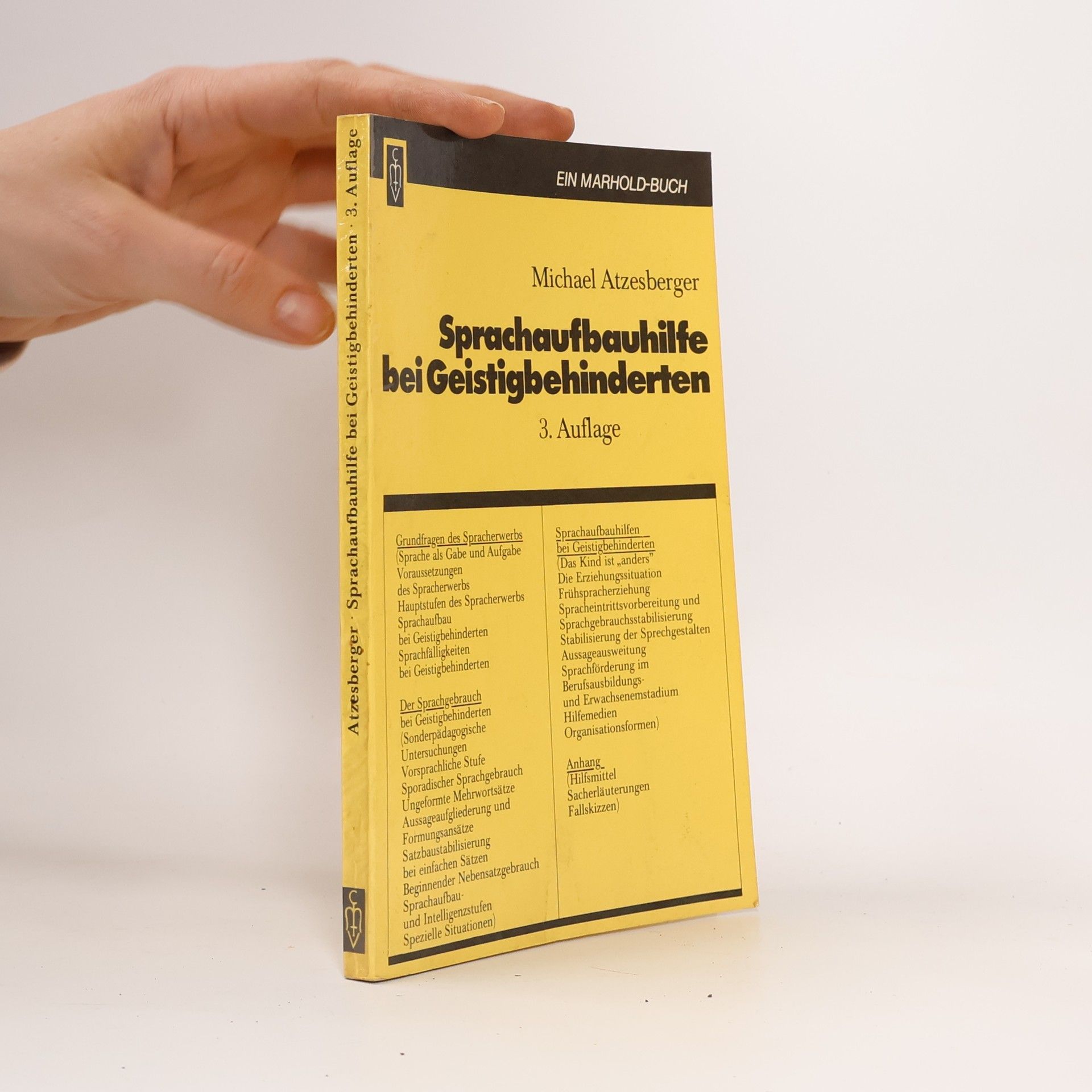 Michael Atzesberger Sprachaufbauhilfe bei Geistigbehinderten