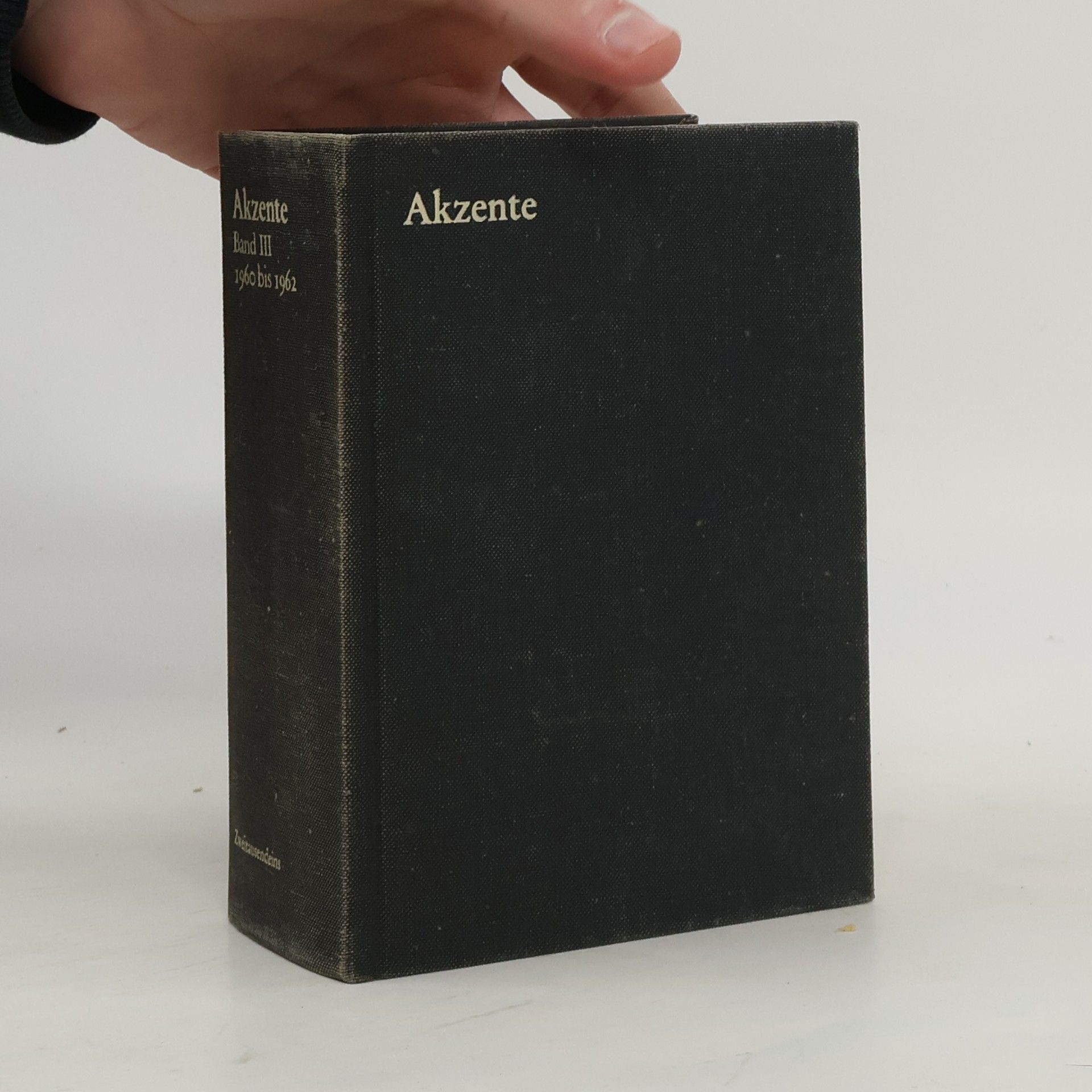 Walter Höllerer Akzente III. 1962 bis 1965