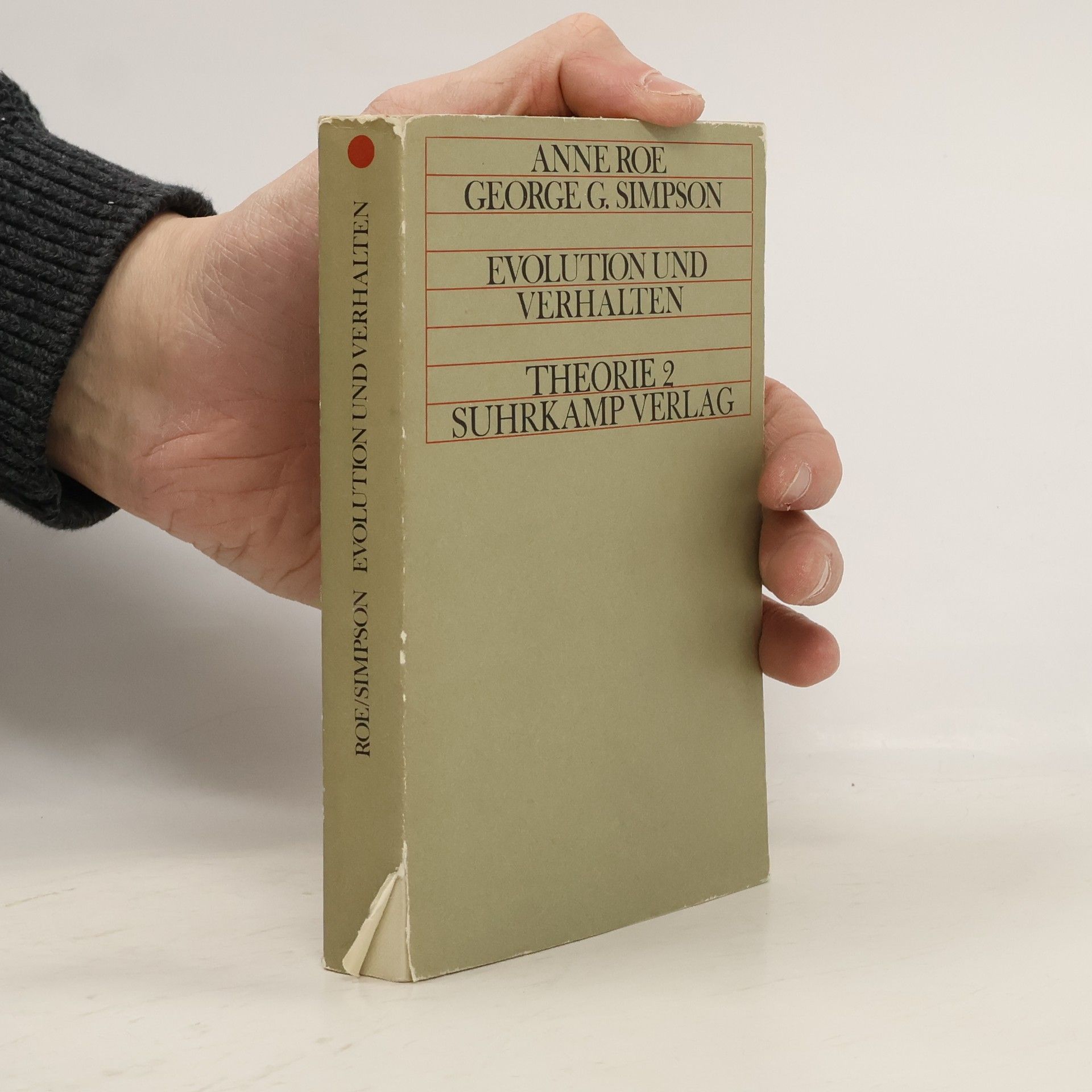 Gaylord Simpson Evolution und Verhalten. Theorie 2.