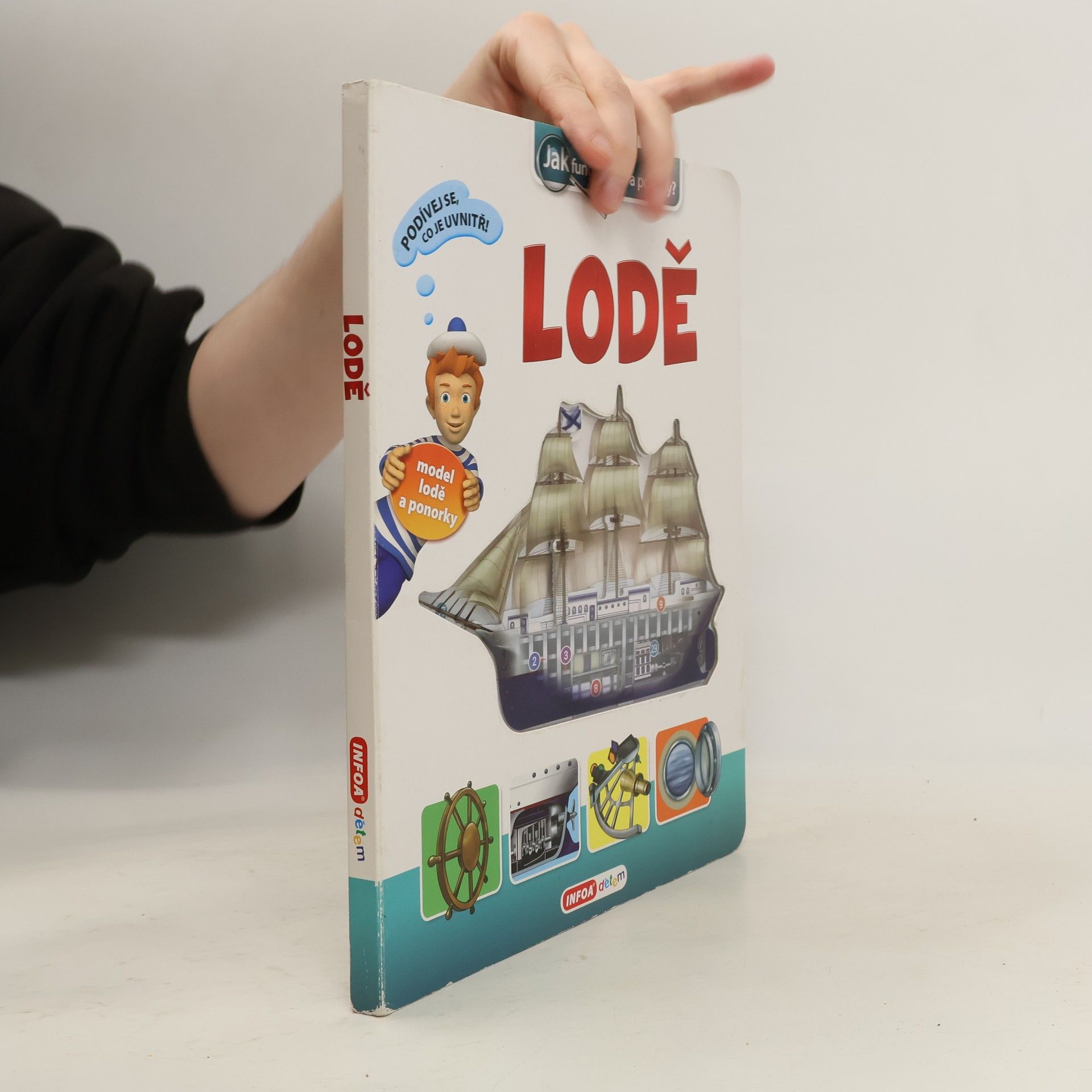 Lodě : jak fungují lodě a ponorky? (interaktivní kniha)