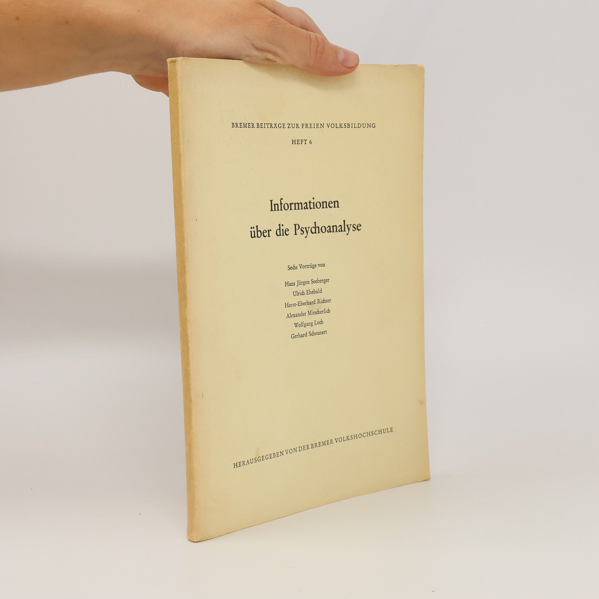 AA.VV. Informationen über die Psychoanalyse