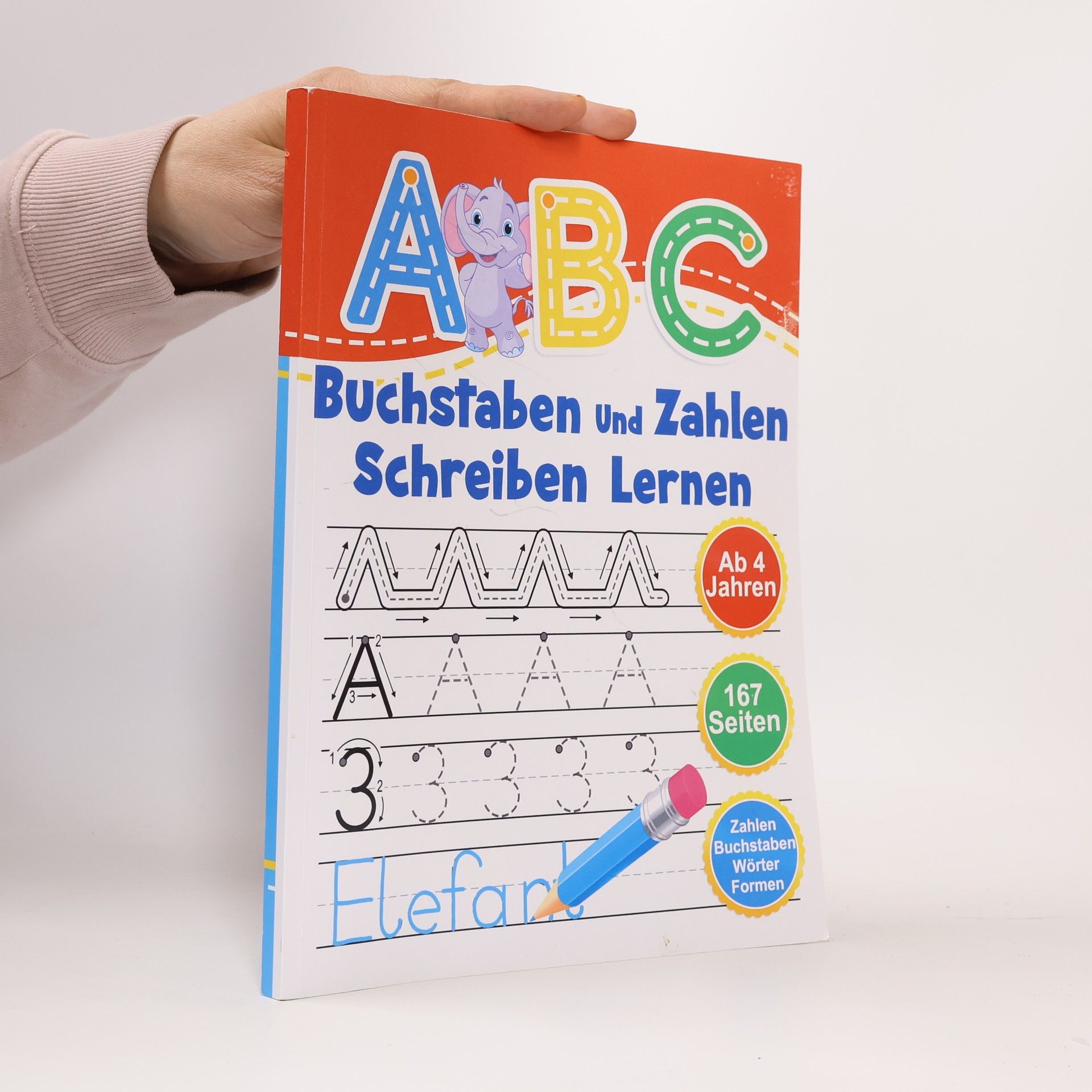 Kim Malbücher ABC - Buchstaben und Zahlen Schreiben Lernen