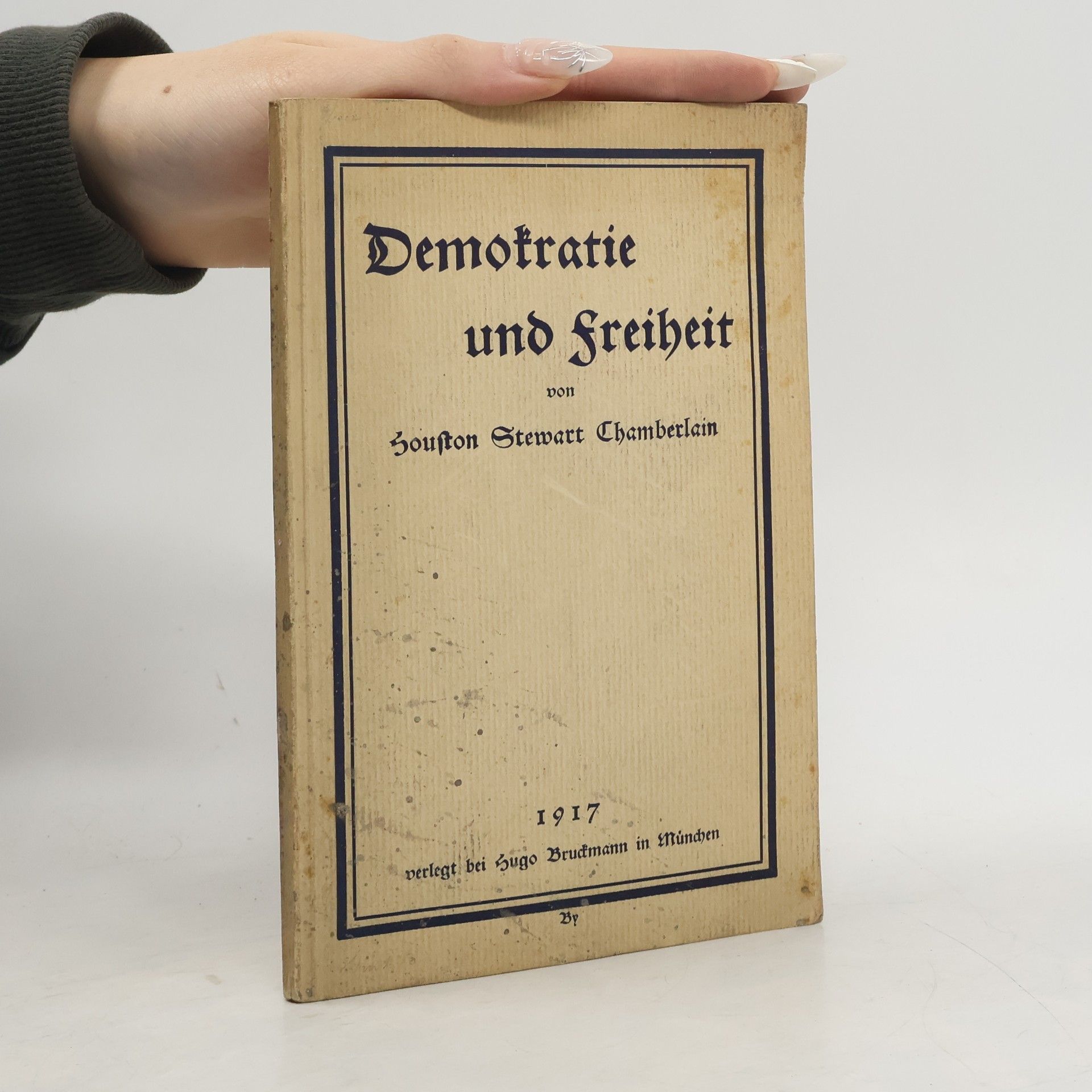 Houston Stewart Chamberlain Demokratie und Freiheit