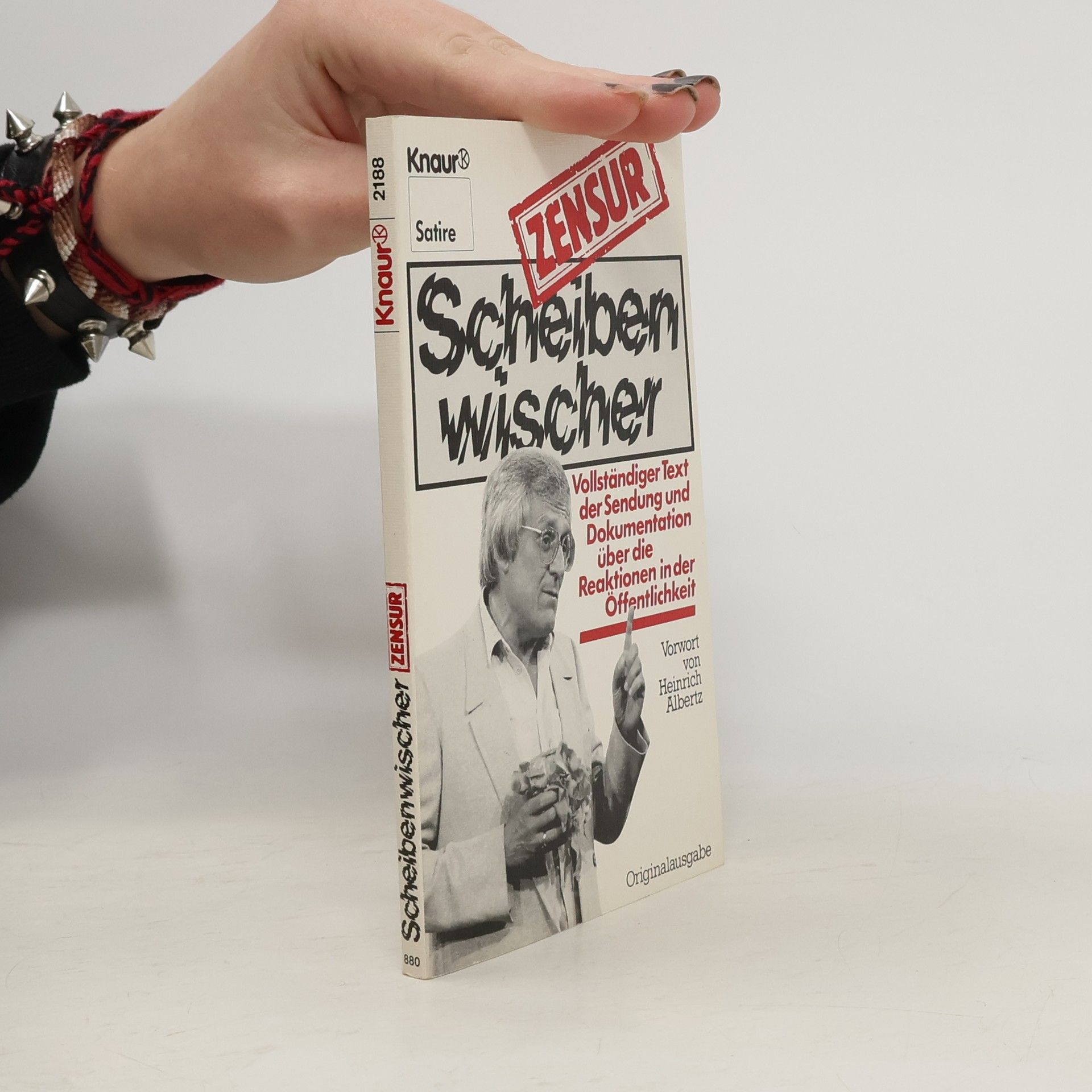 Heinrich Albertz Scheibenwischer-Zensur