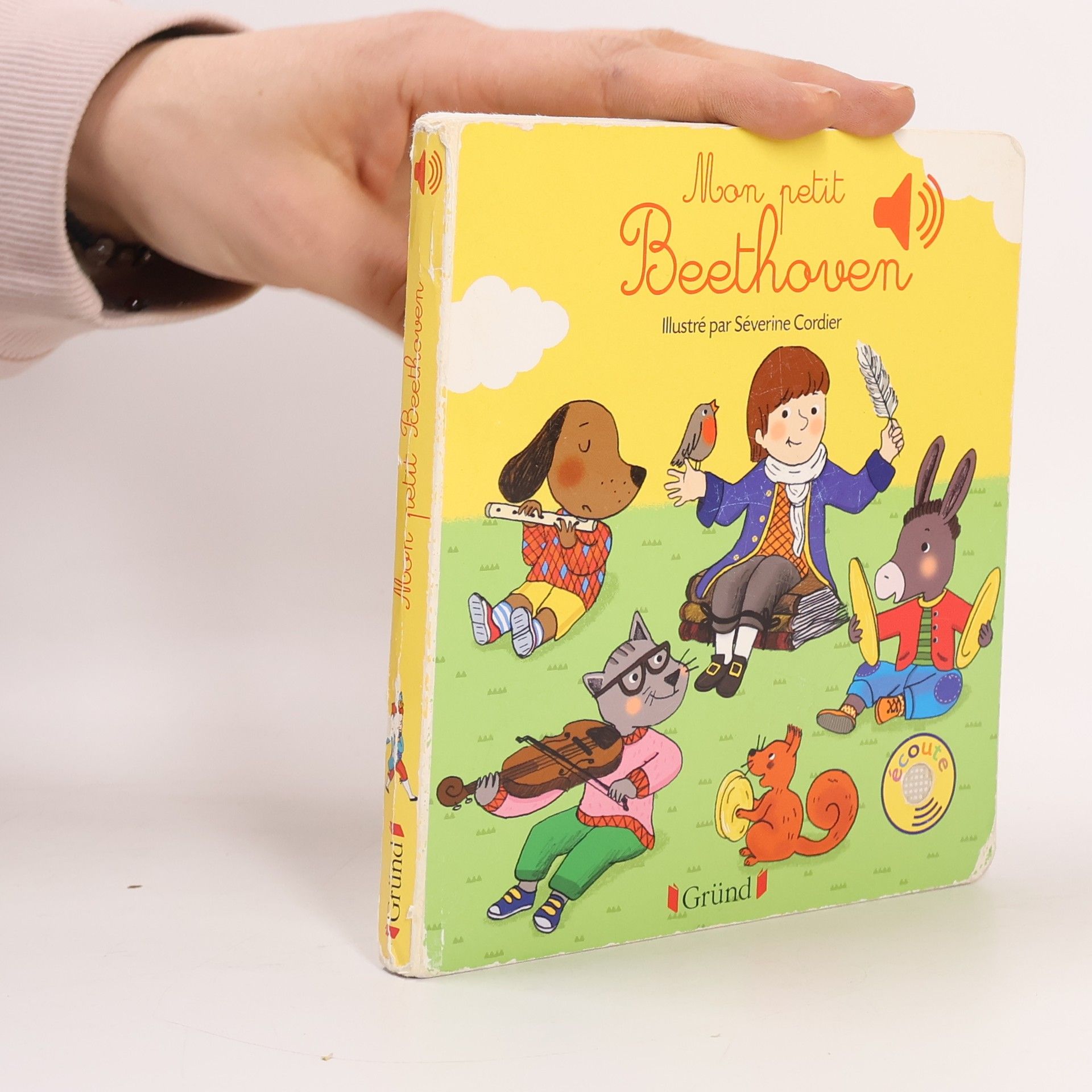 Mon petit Beethoven - livre sonore avec 6 puces - dès 1 an