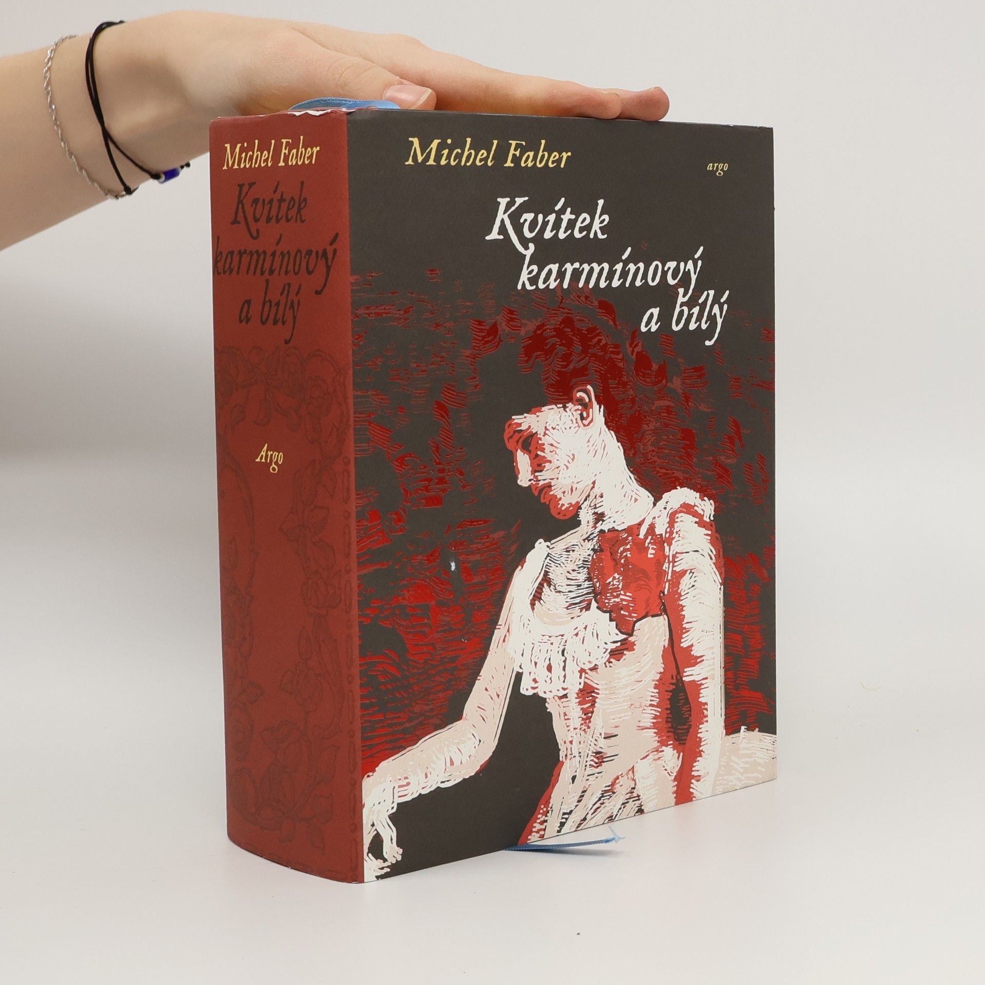 Michel Faber Kvítek karmínový a bílý