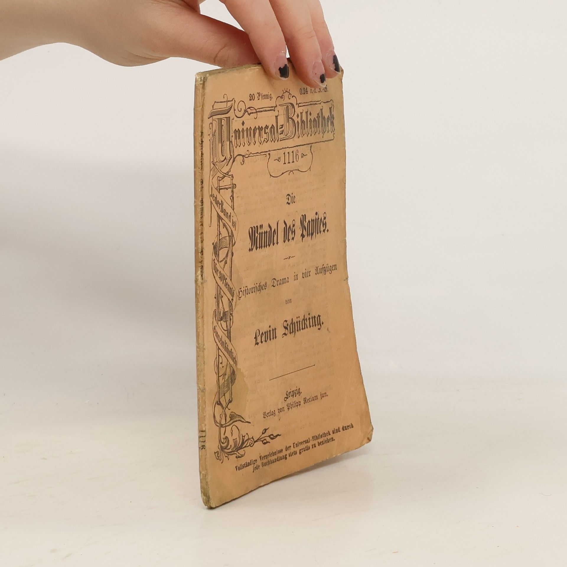 Levin Schücking Die Windel des Papies