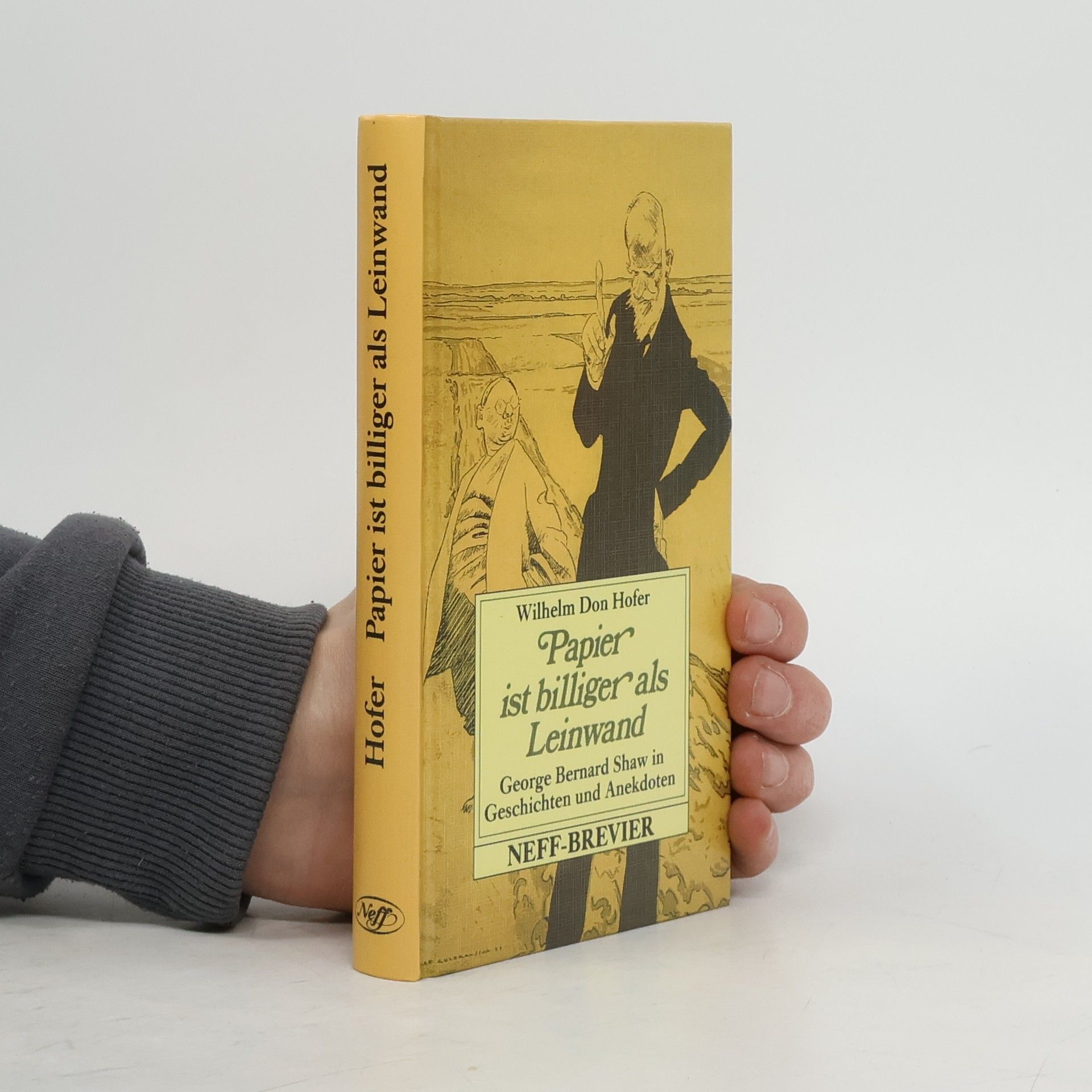 Wilhelm Donnhofer Papier ist billiger als Leinwand