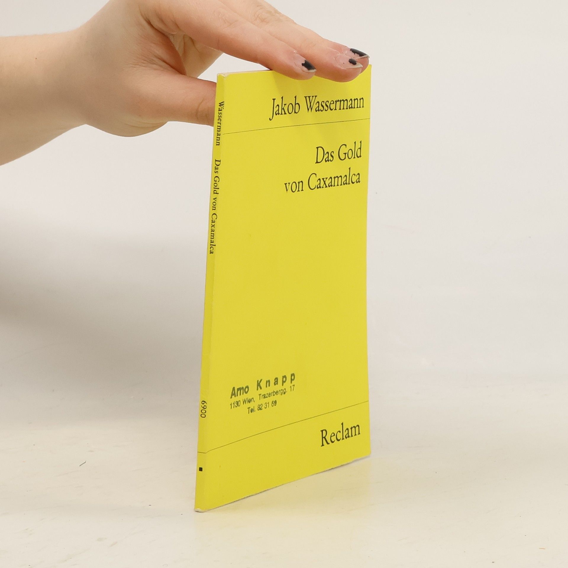 Jakob Wassermann Das Gold von Caxamalca