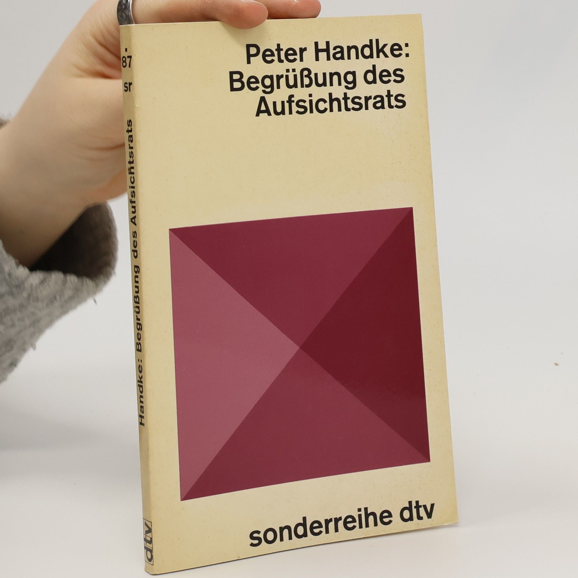 Peter Handke Begrüßung des Aufsichtsrats