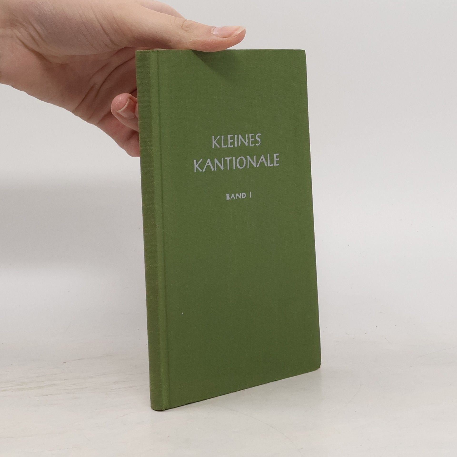 Kolektív autorov Kleines Kantionale. Band I.
