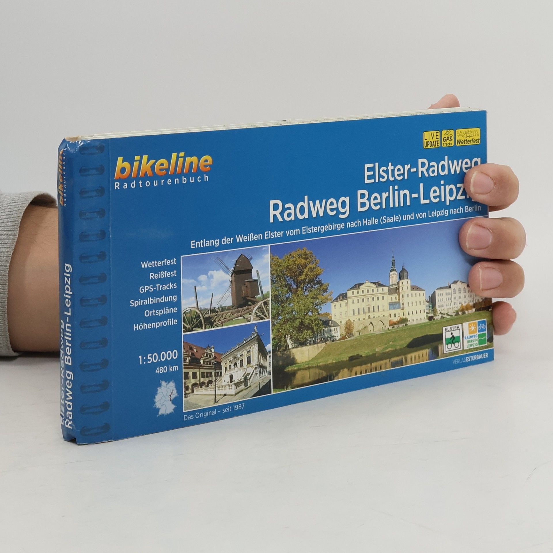 Kolektív autorov Bikeline Radtourenbücher: Elster Radweg - Berlin - Leipzig