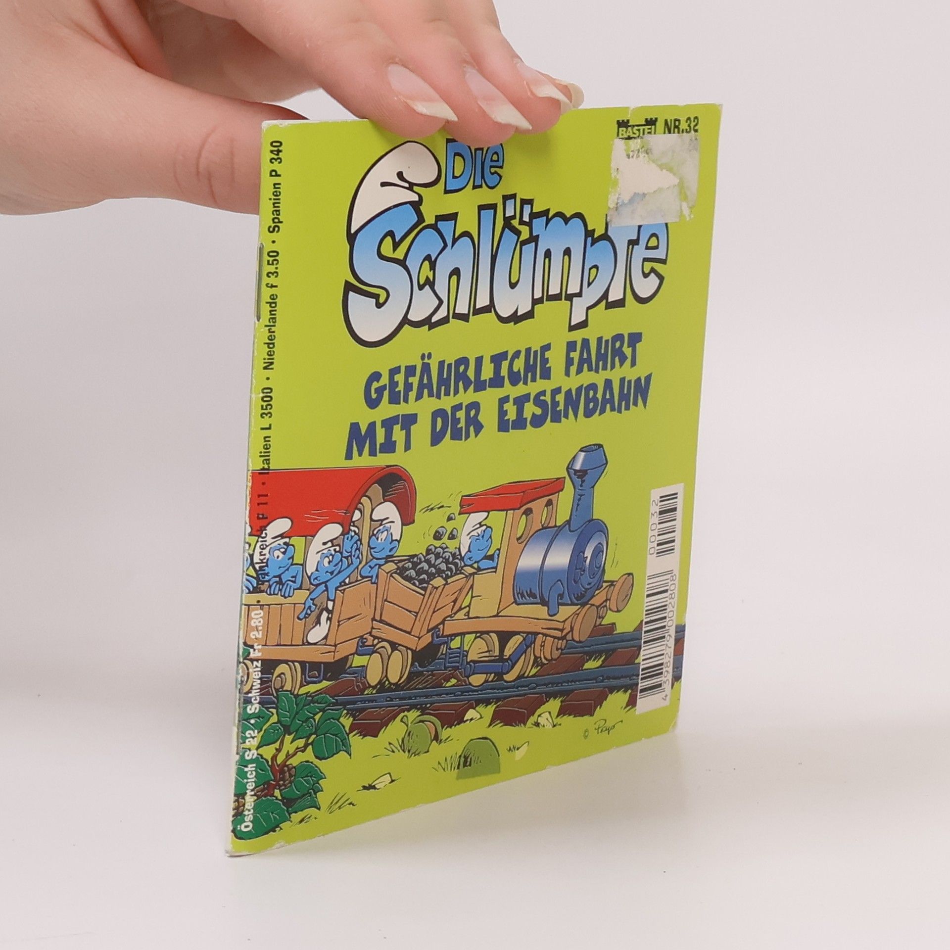 Collectif d'auteurs Die Schlümpfe. Gefährliche fahrt mit der eisenbahn