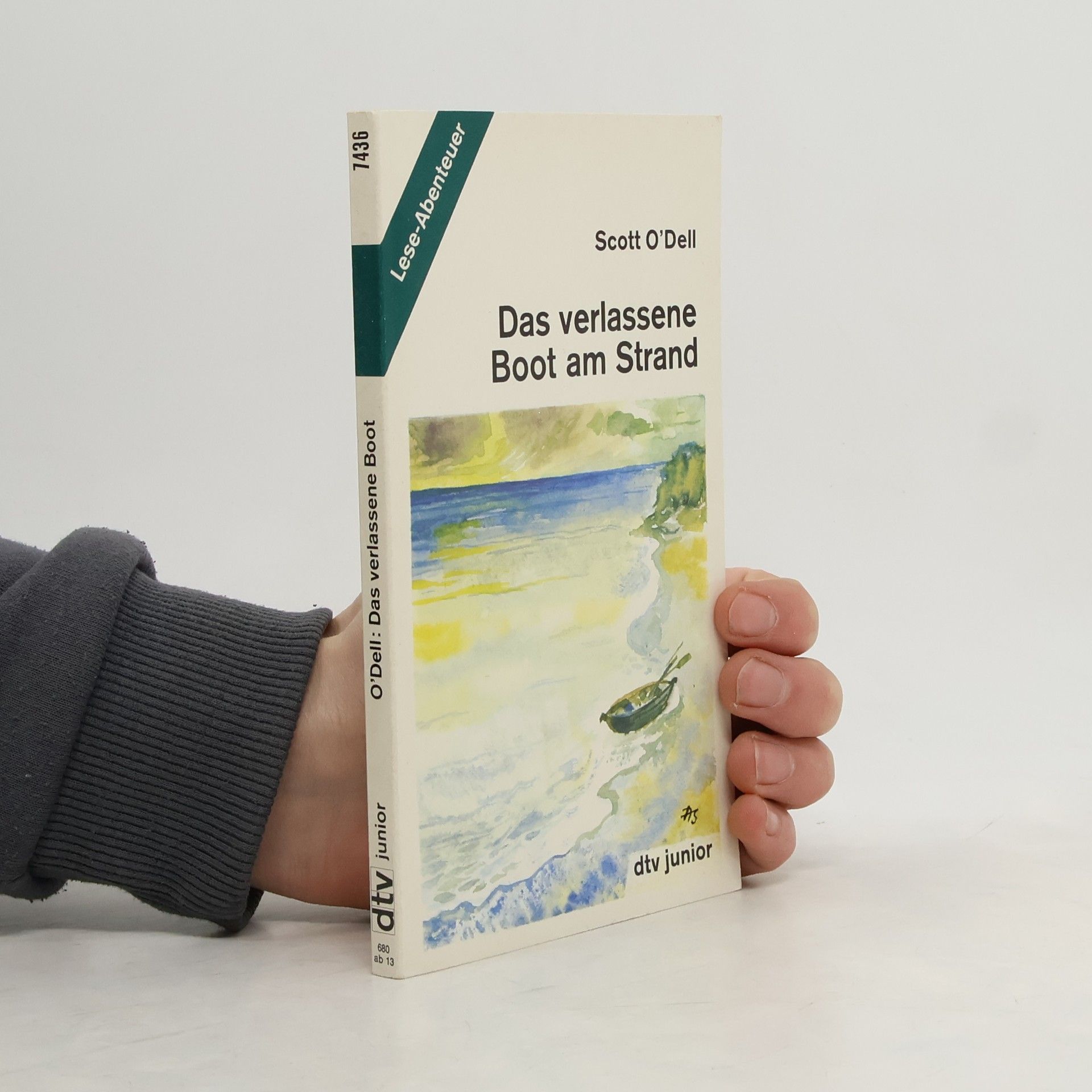 Scott O'Dell Das verlassene Boot am Strand