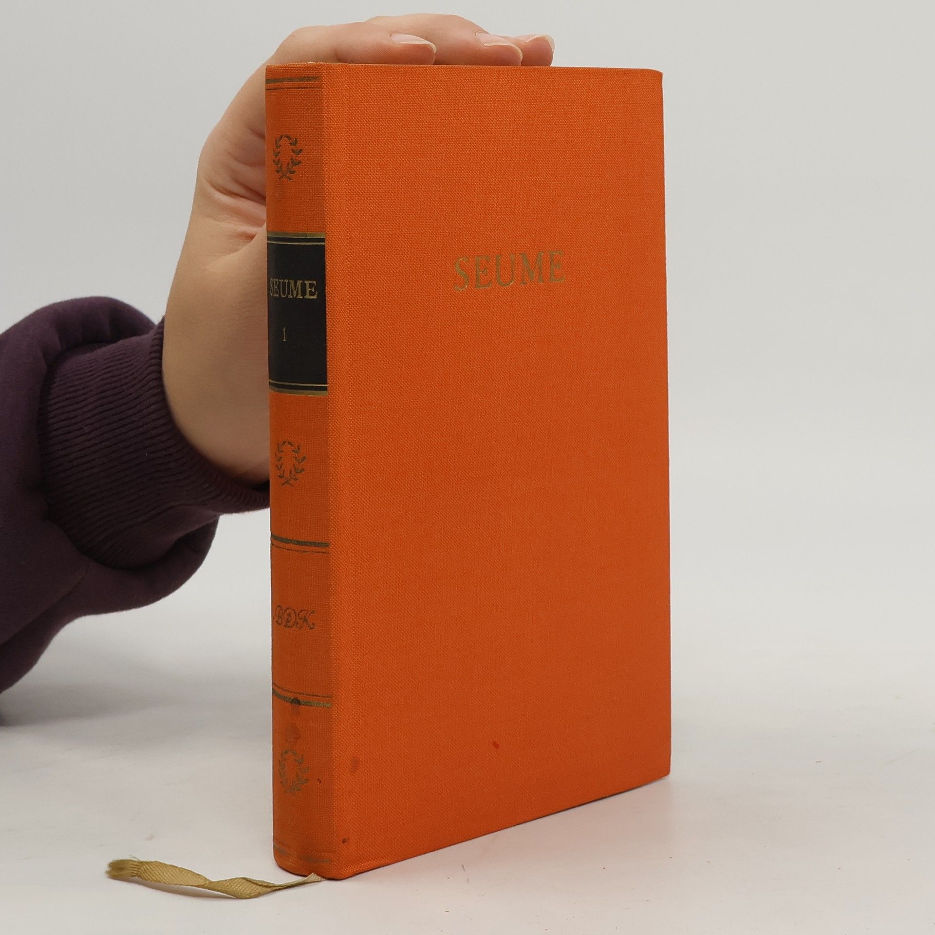 Johann Gottfried Seume Seumes Werke in zwei Bänden. Band 1