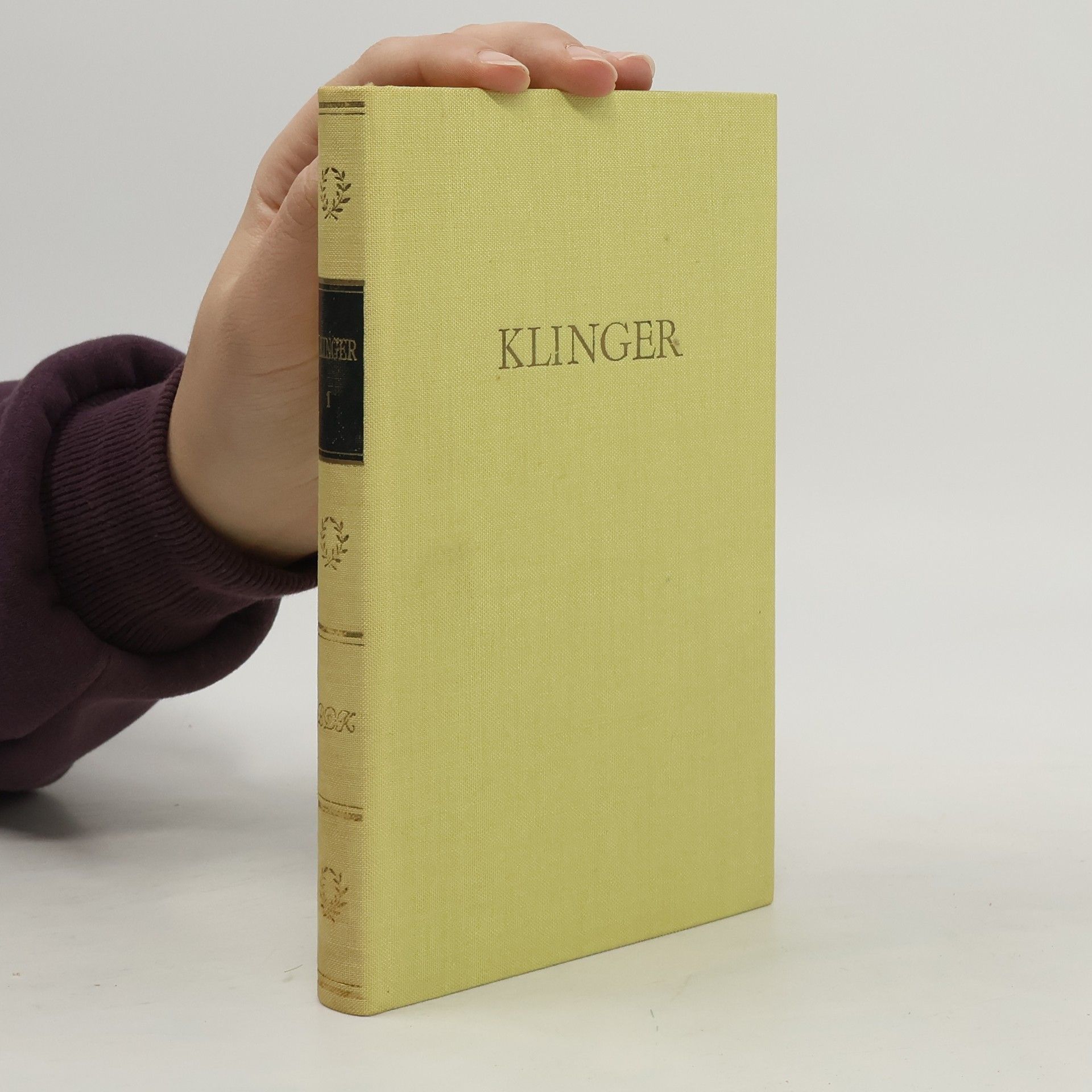 Friedrich Maximilian von Klinger Klinger werke in zwei bänden. 1