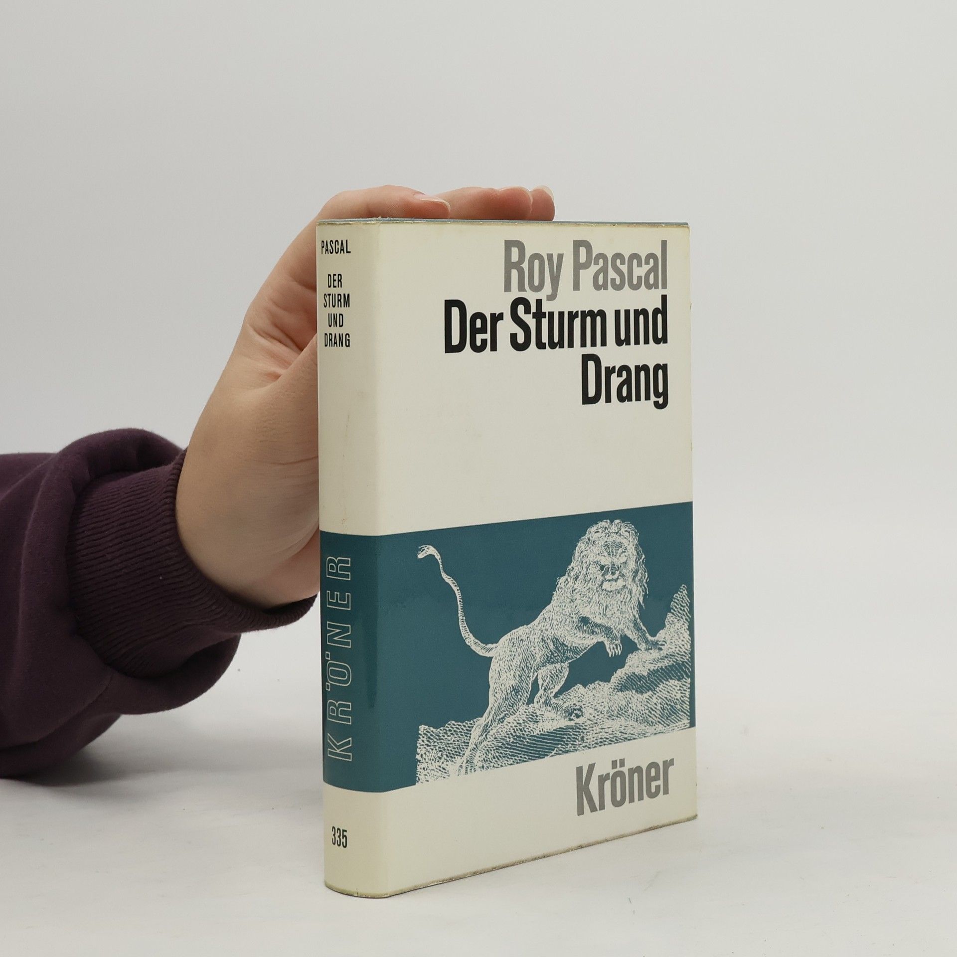 Roy Pascal Der Sturn und Drang