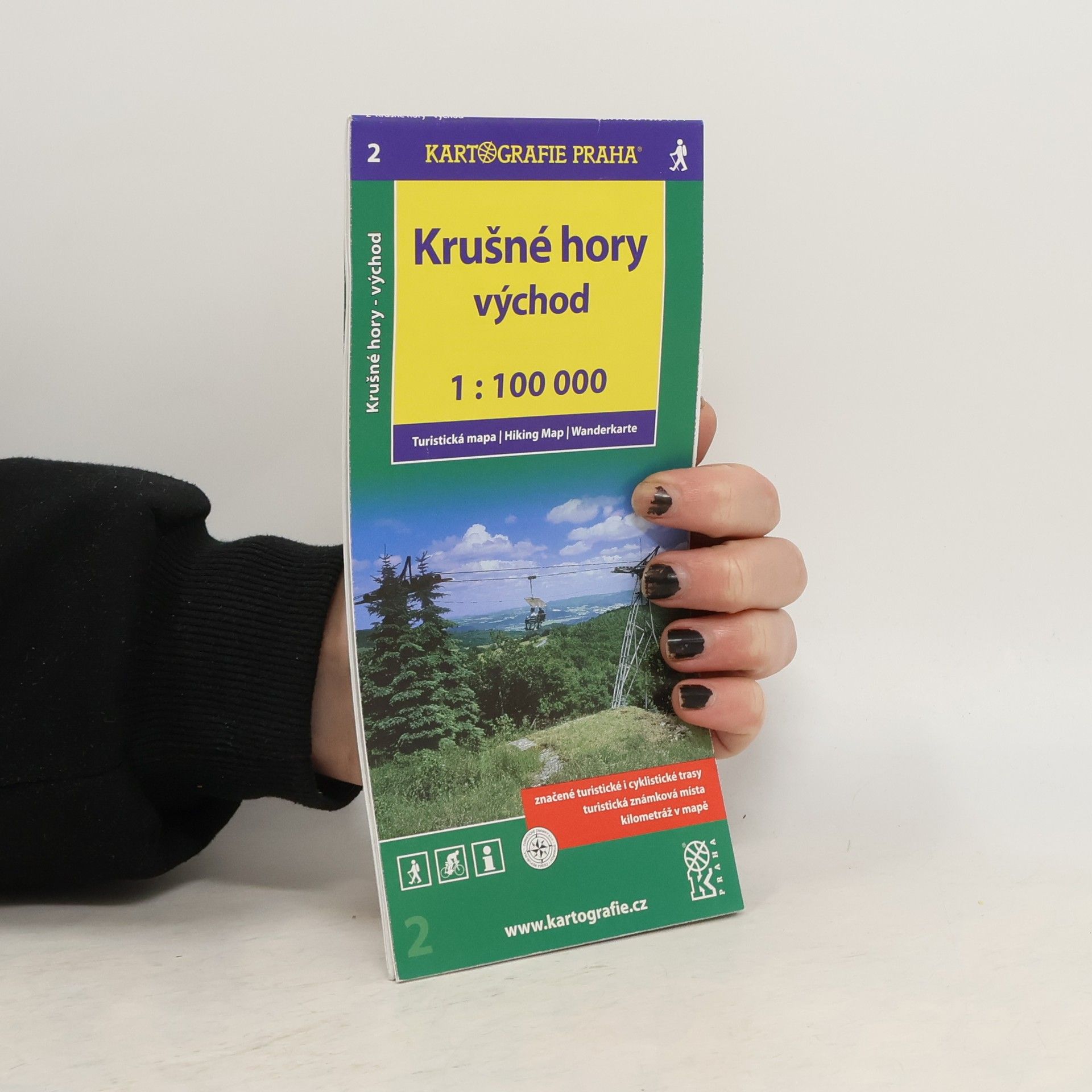 Collectif d'auteurs Krušné hory - východ 1:100 000