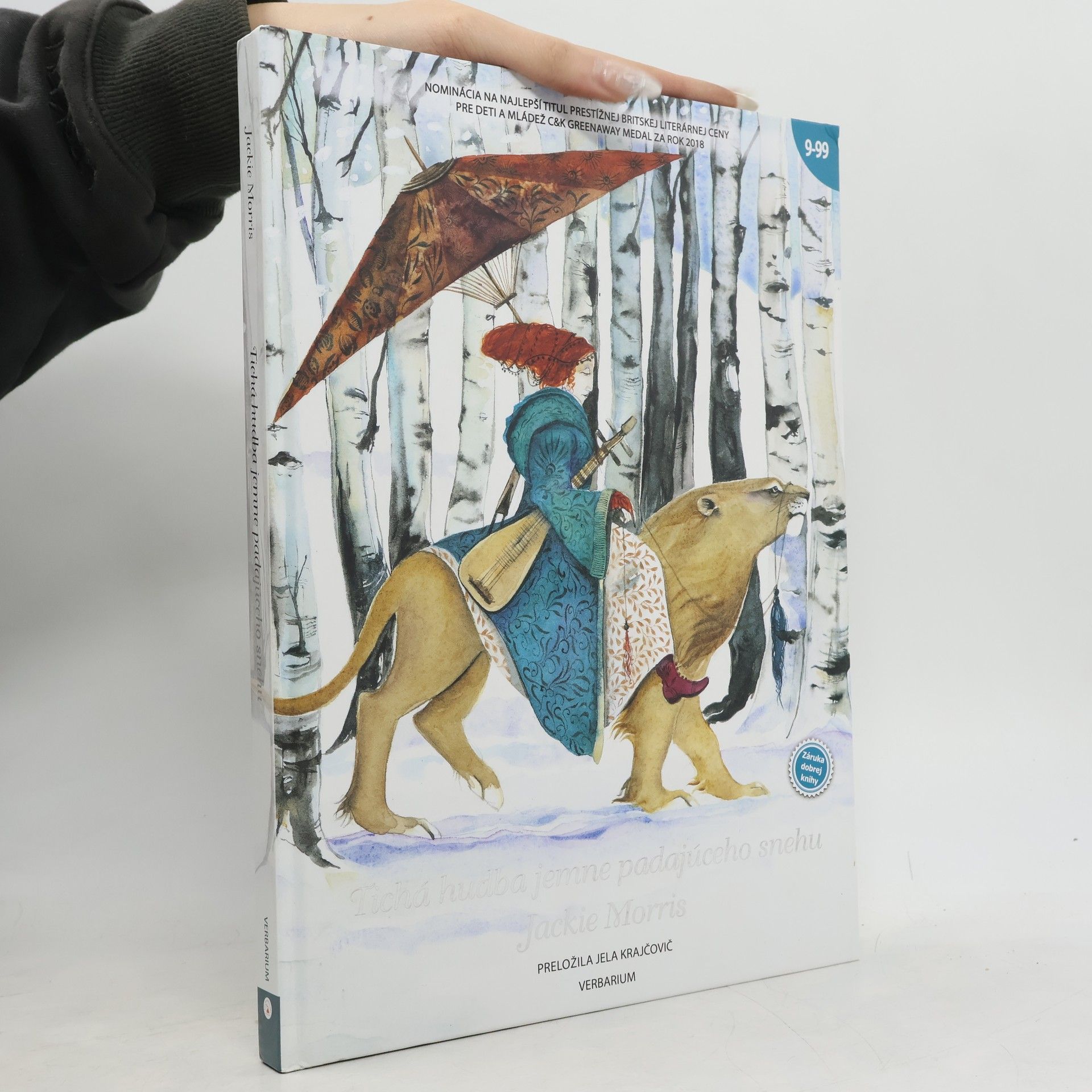 Jackie Morris Tichá hudba jemne padajúceho snehu