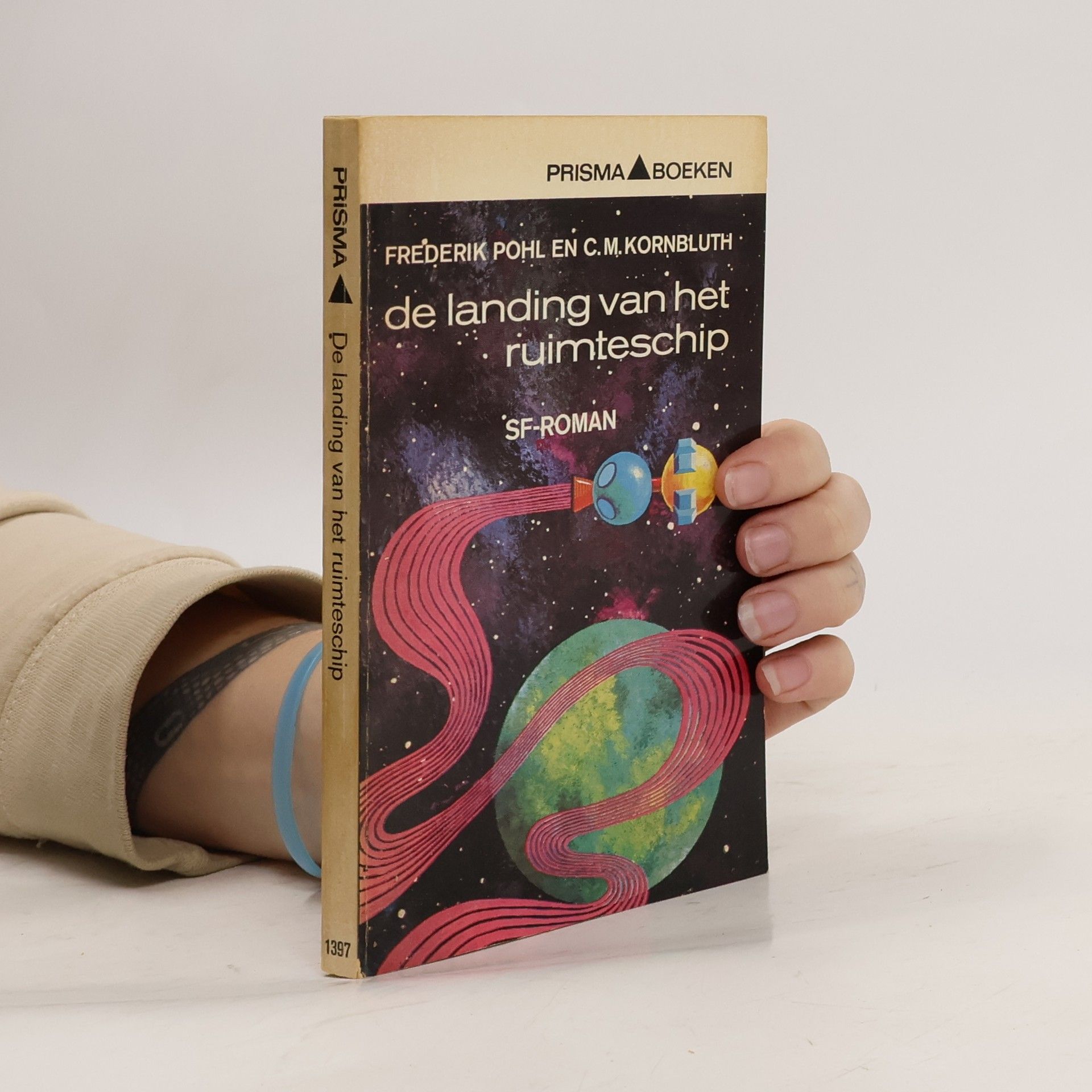 De landing van het ruimteschip