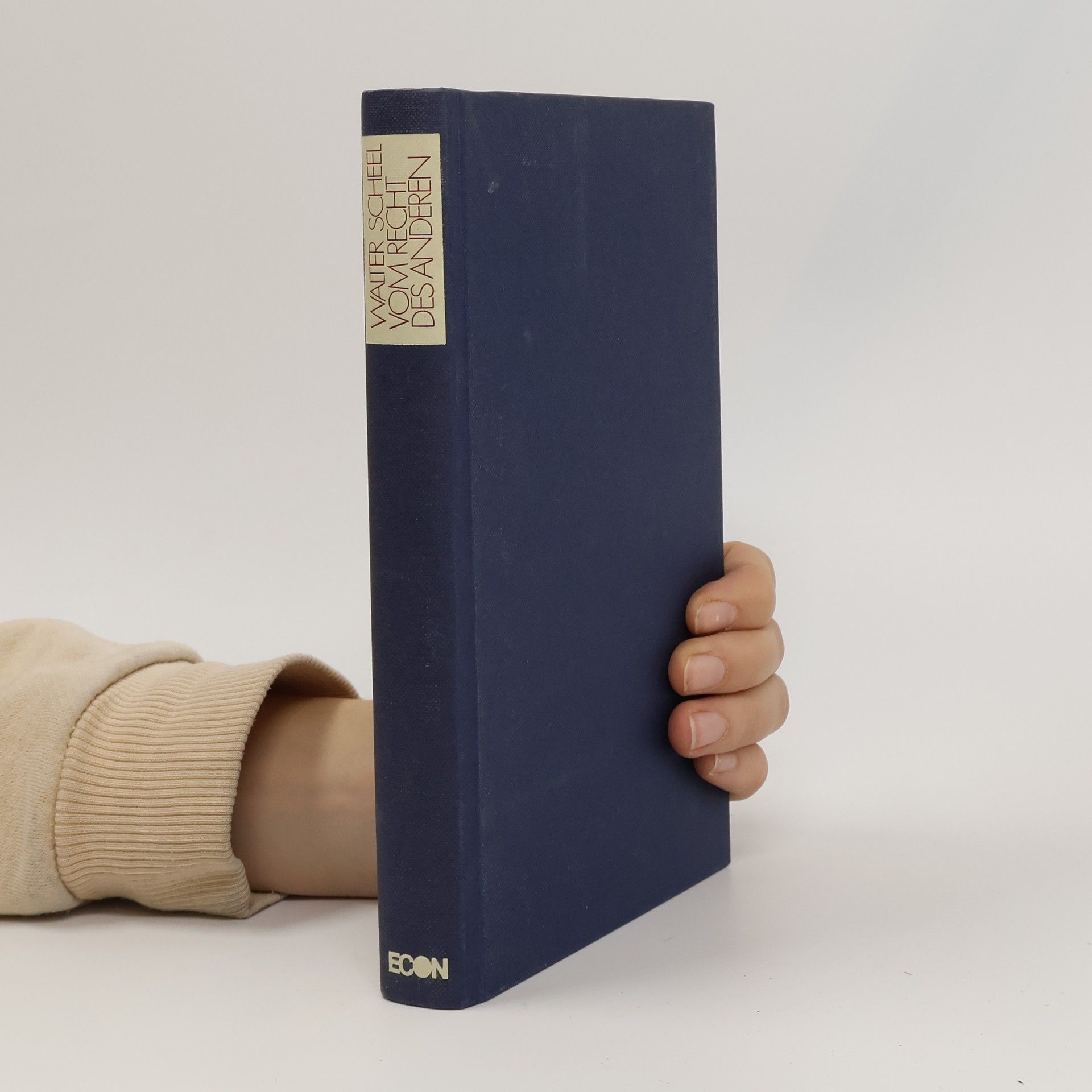 Walter Scheel Vom Recht des Anderen