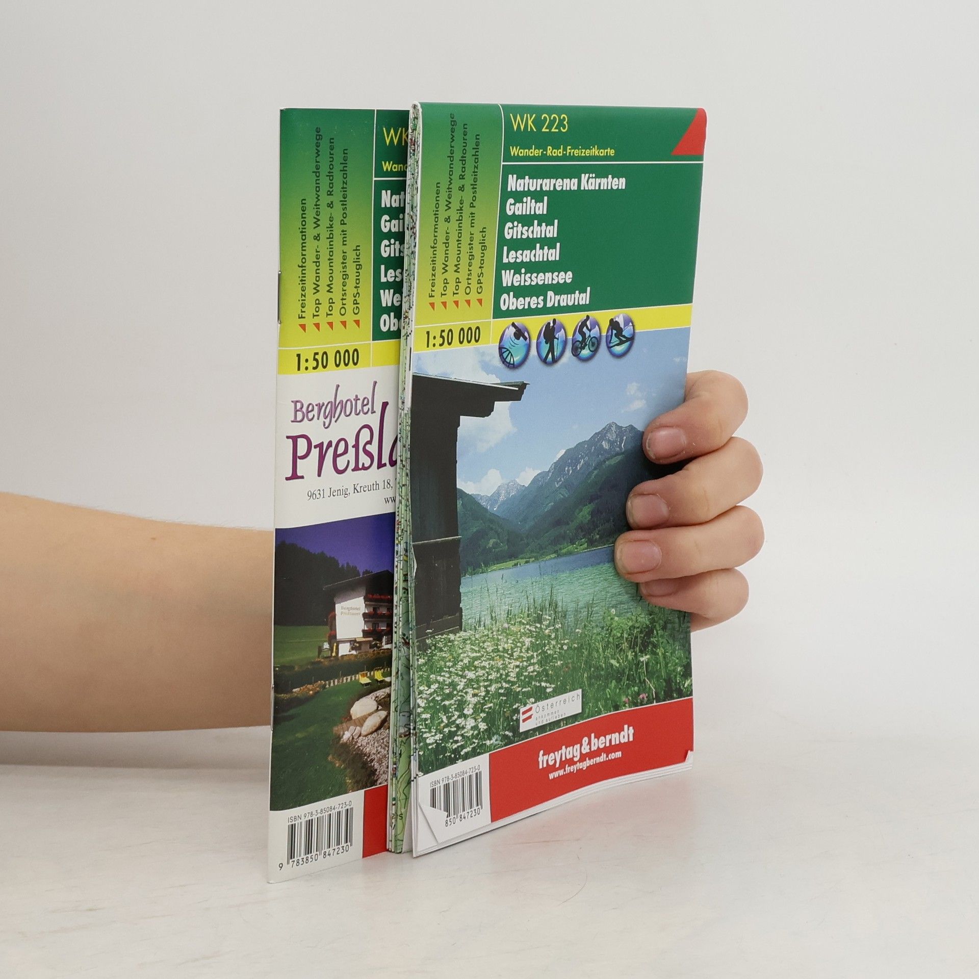 Kolektív autorov Naturarena Kärnten, Gailtal, Gitschtal, Lesachtal, Weissensee, Oberes Drautal