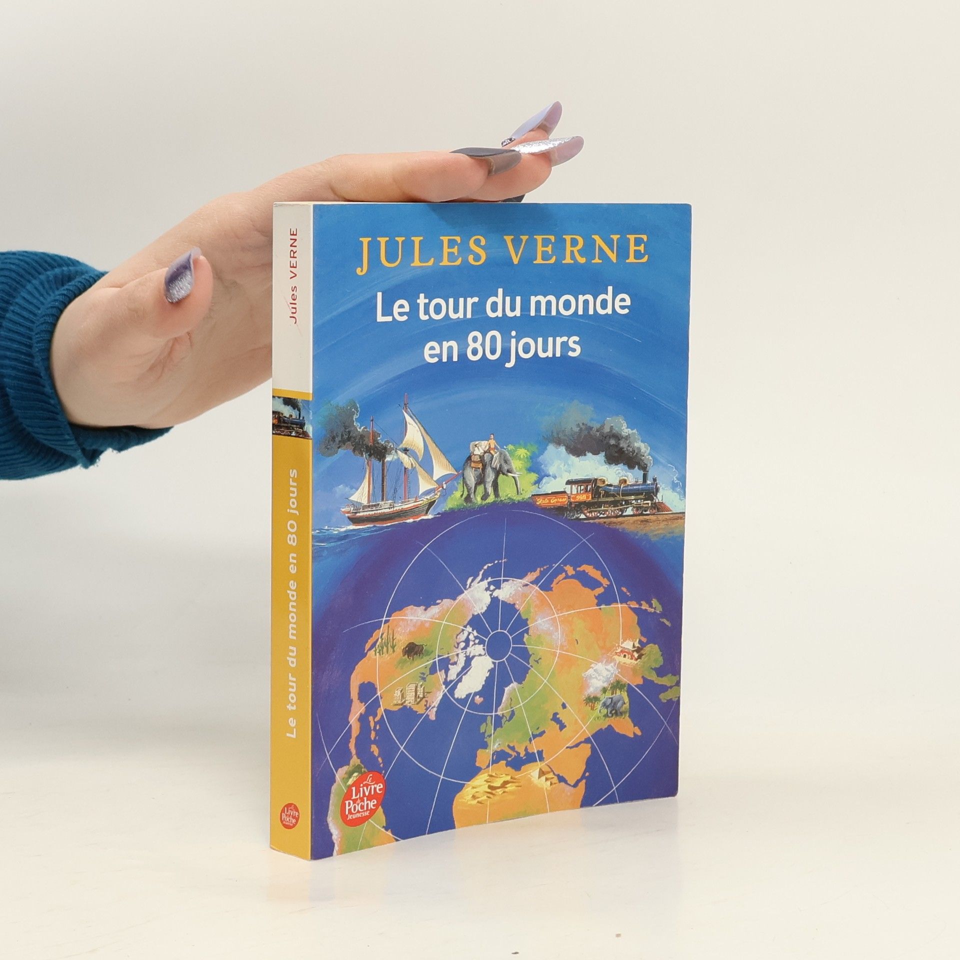 Jules Verne Le Tour du monde en 80 jours. In 80 Tagen um die Welt, französische Ausgabe