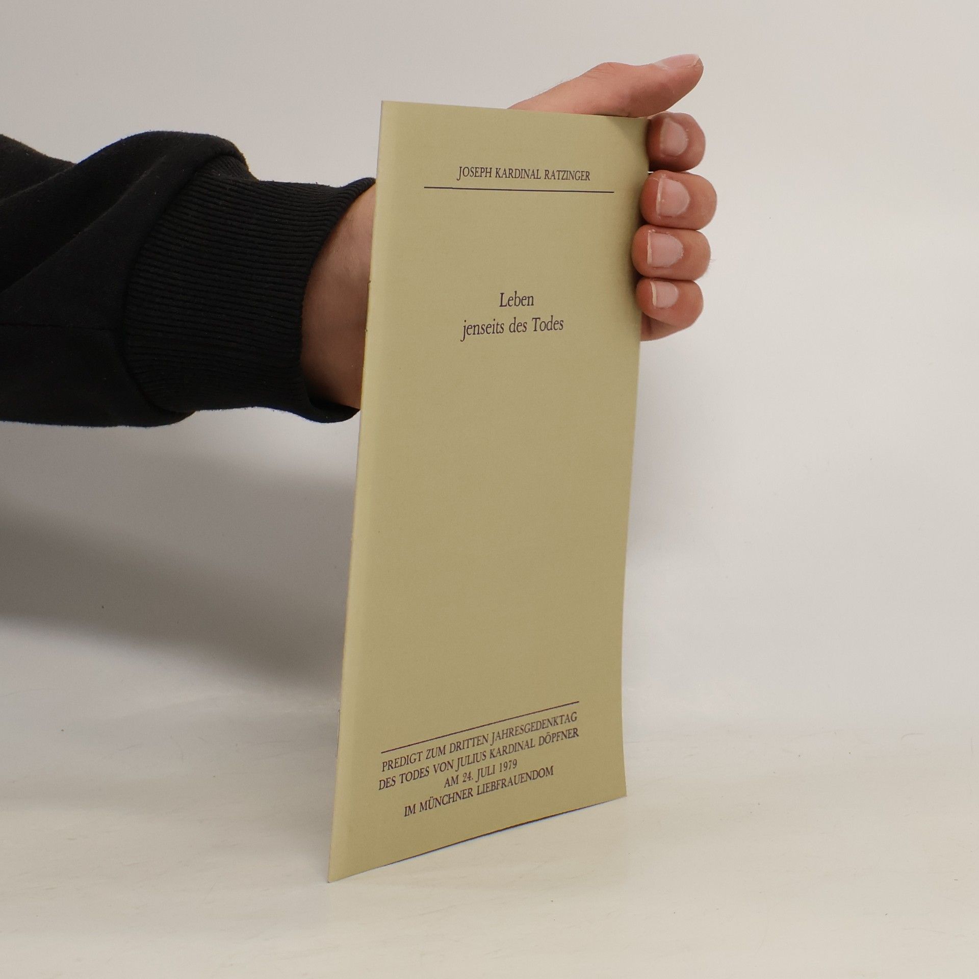 Joseph Ratzinger Leben jenseits des Todes