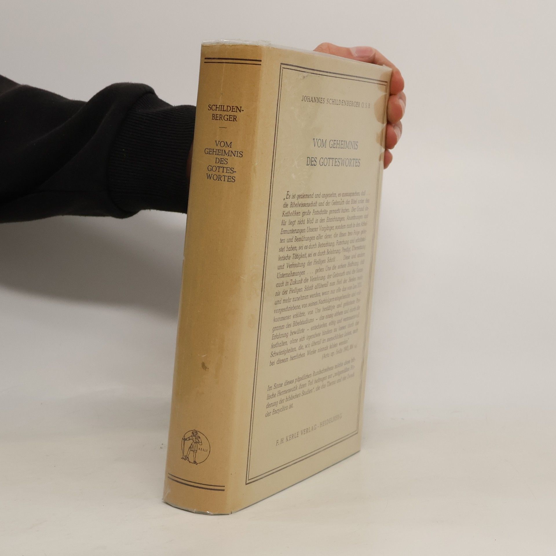 Johannes Schildenberger Vom geheimnis des gotteswortes
