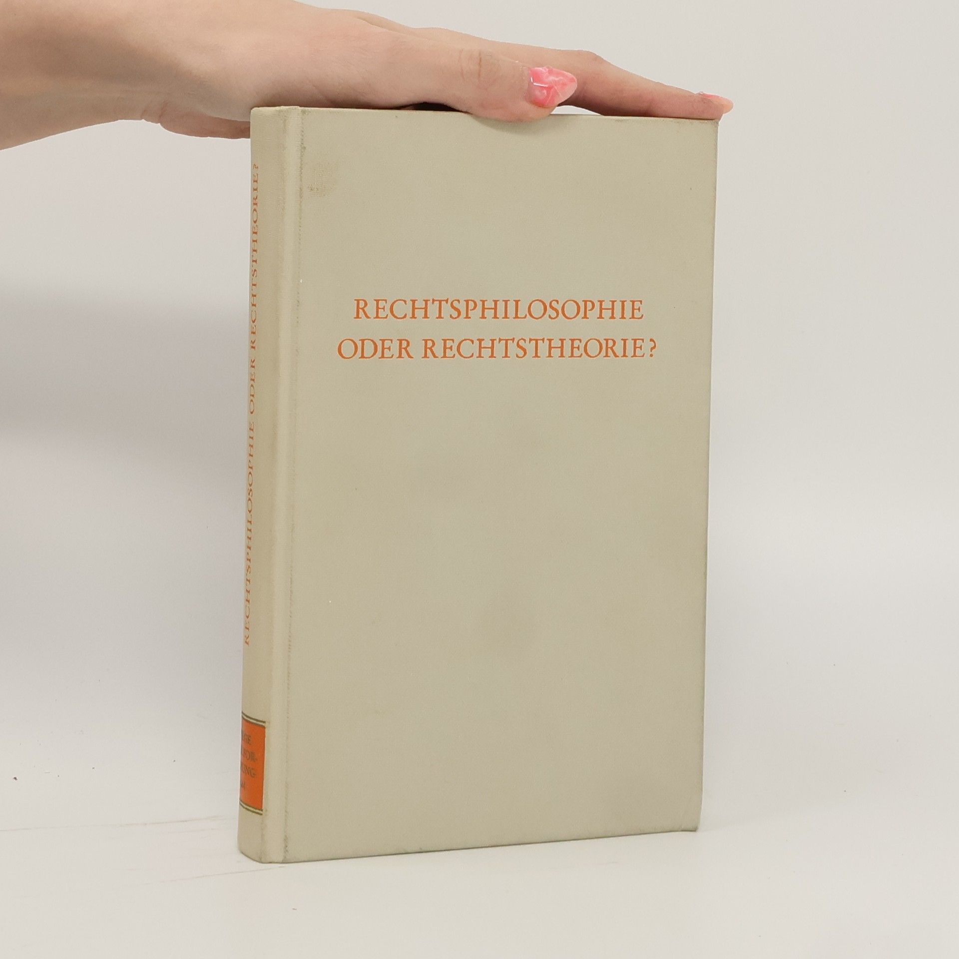 Gerd Roellecke Rechtsphilosophie oder Rechtstheorie?