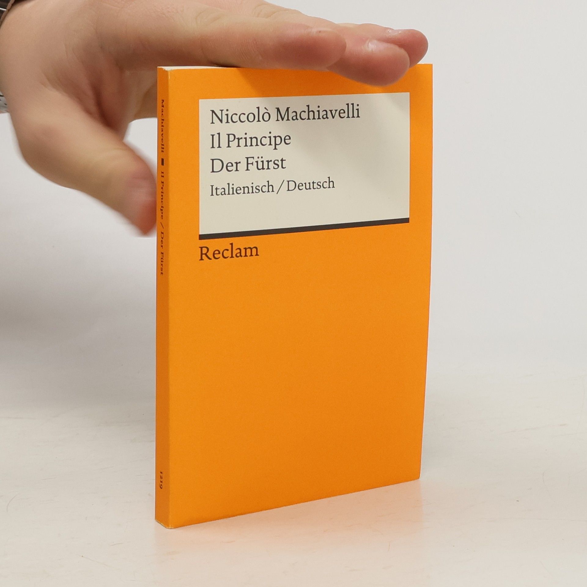 Niccolò Machiavelli Il Principe. Der Fürst