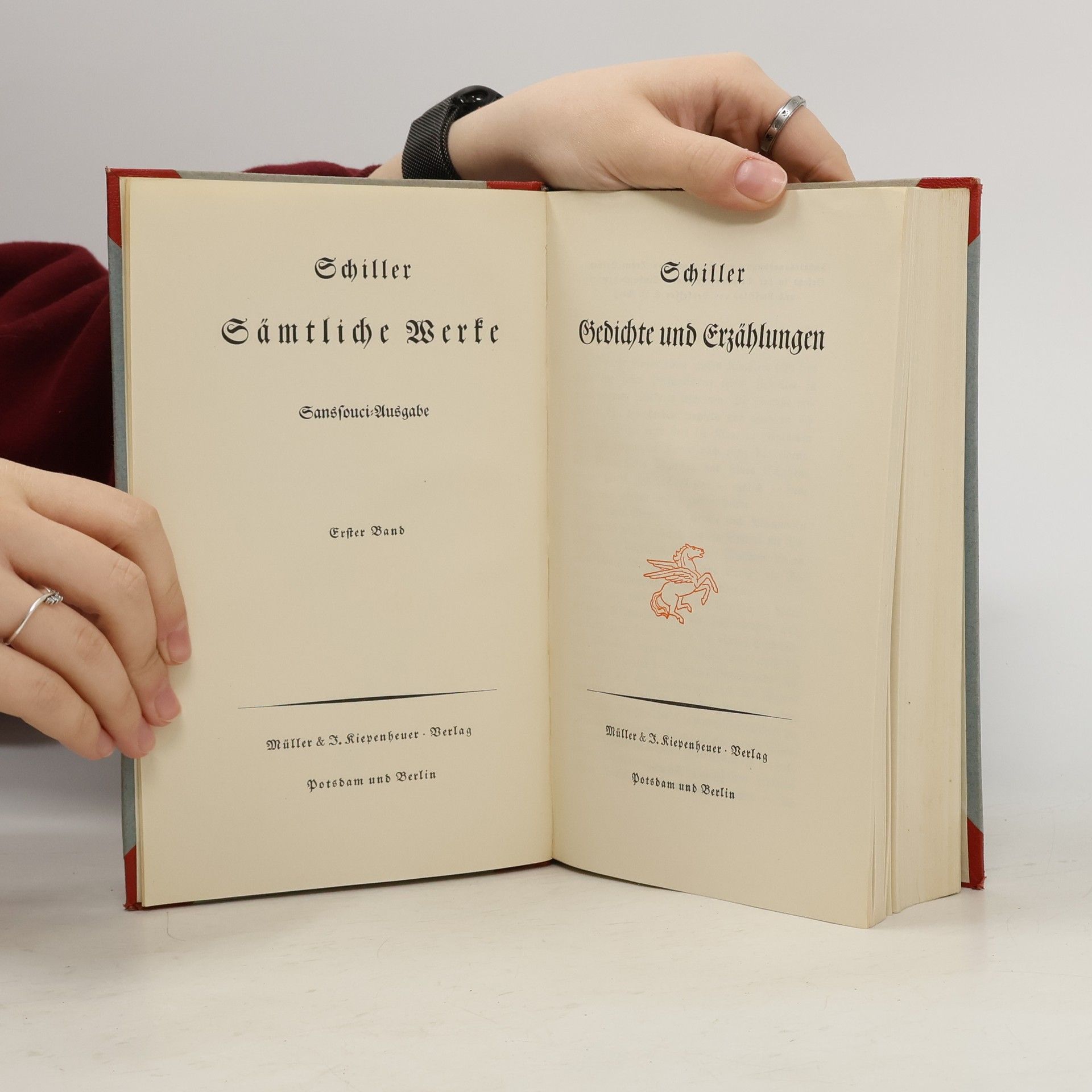 Various authors Schiller Sämtliche Werke 1