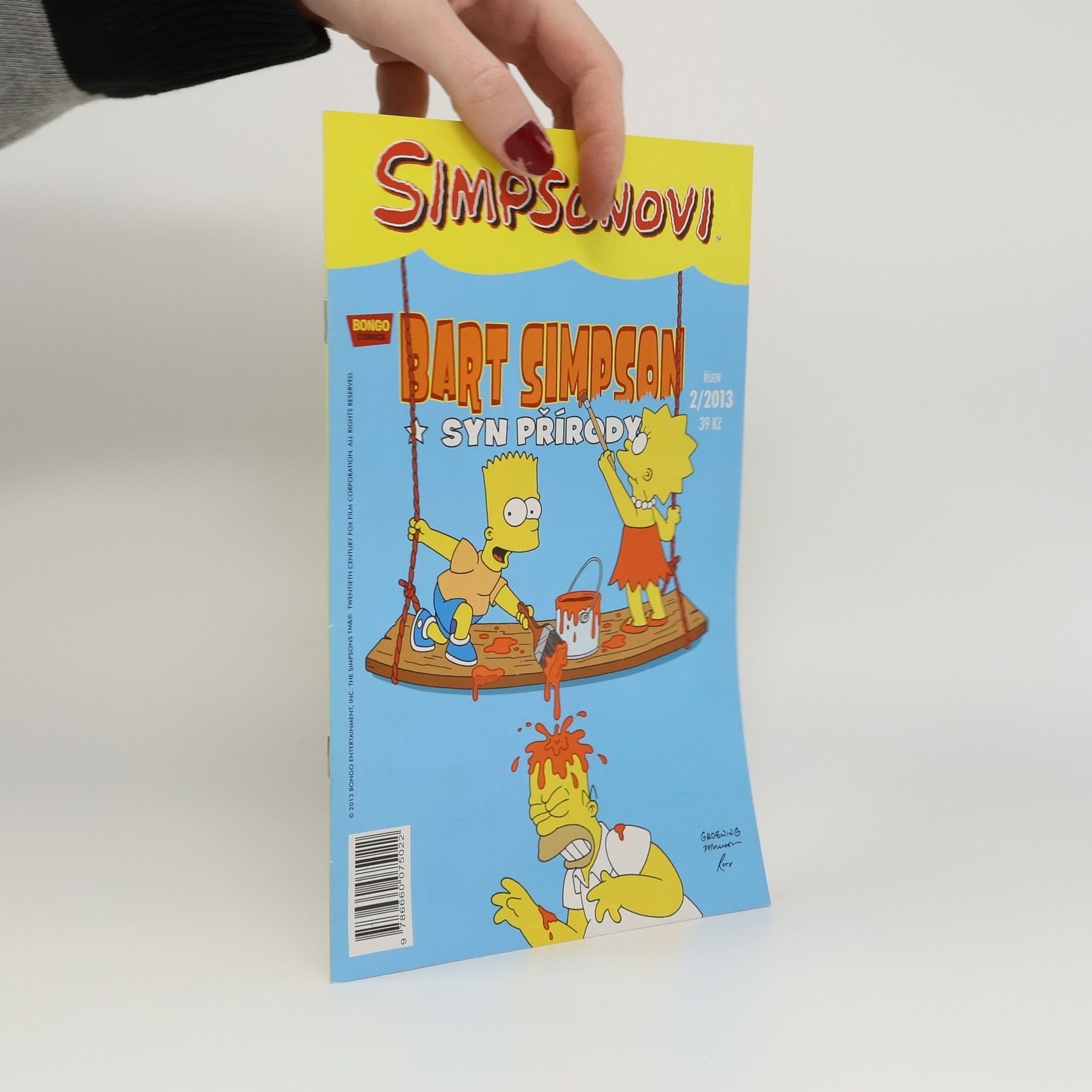 Matt Groening Bart Simpson říjen 2/2013