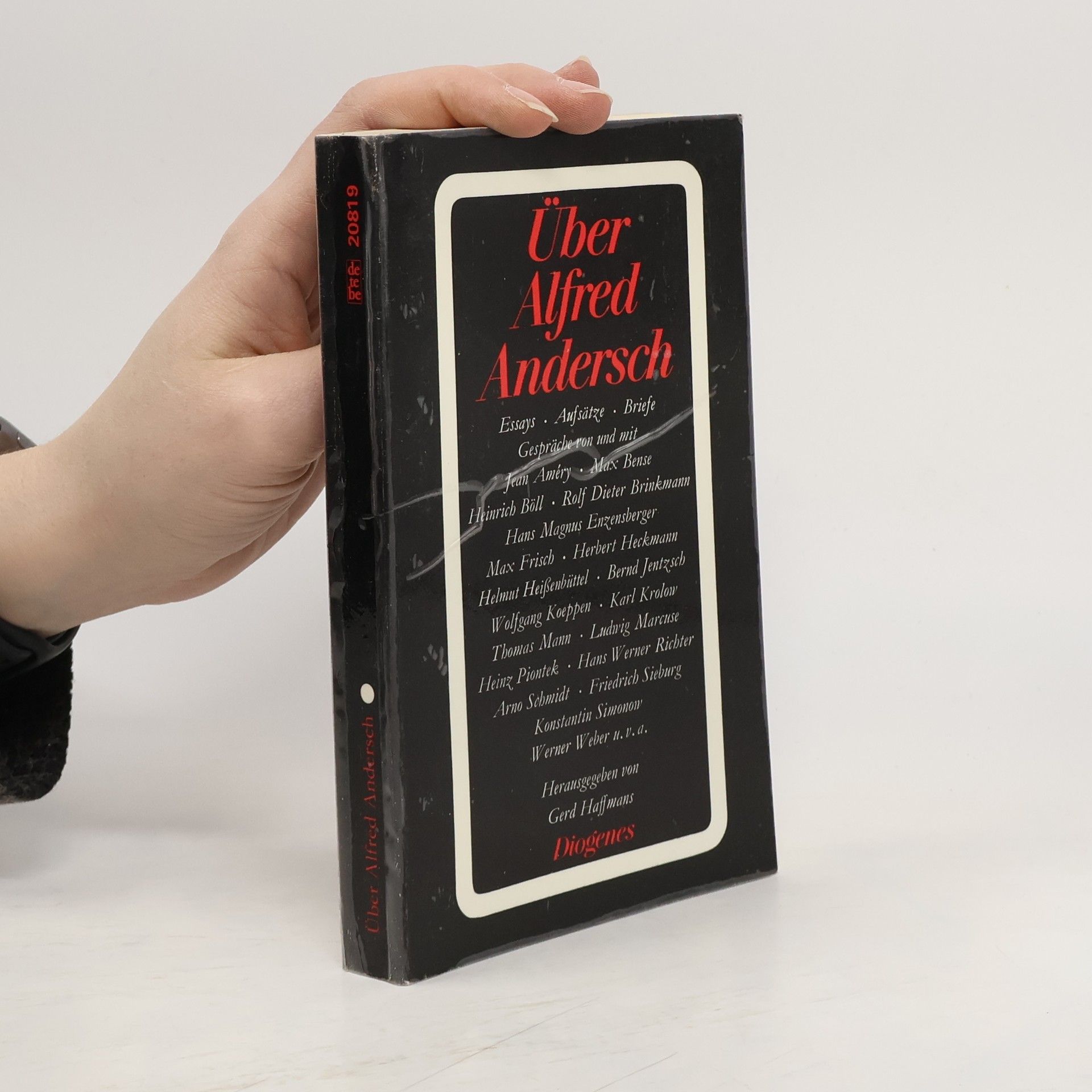 Gerd Haffmans Über Alfred Andersch