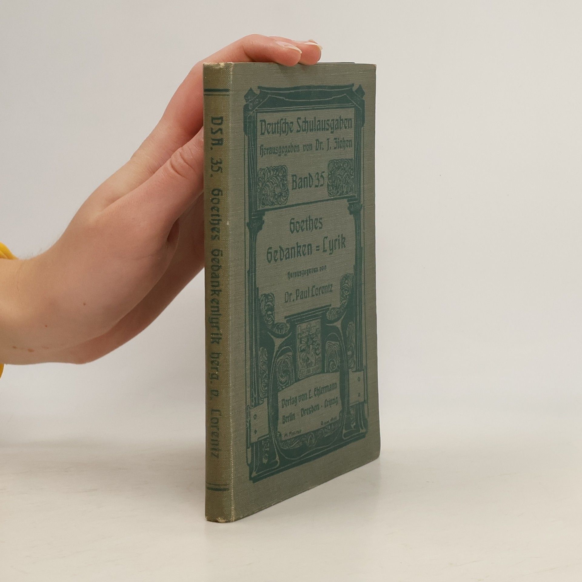 Johann Wolfgang von Goethe Goethes Gedanken-Lyrik