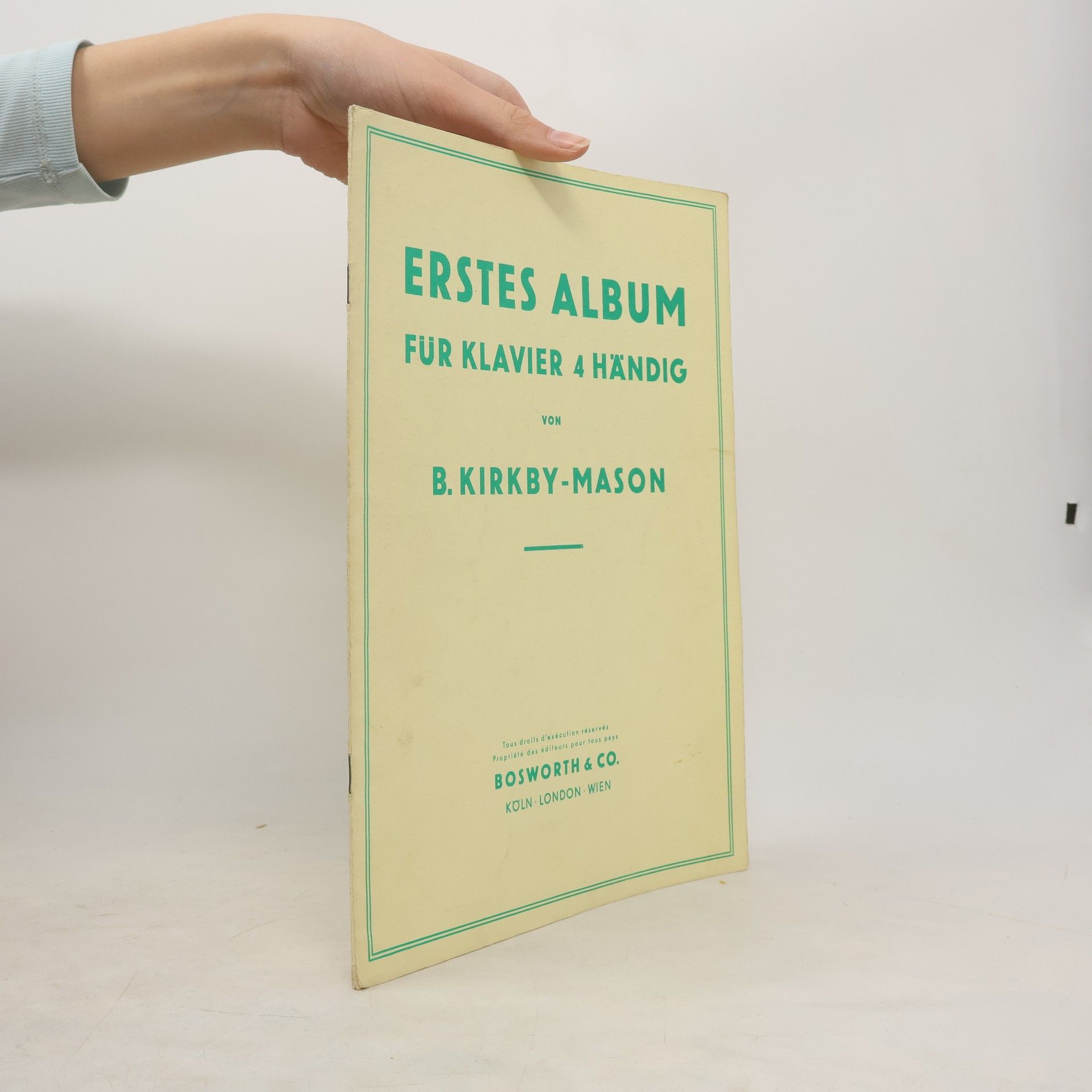 B. Kirkby-Mason Erstes Album für Klavier 4 händig