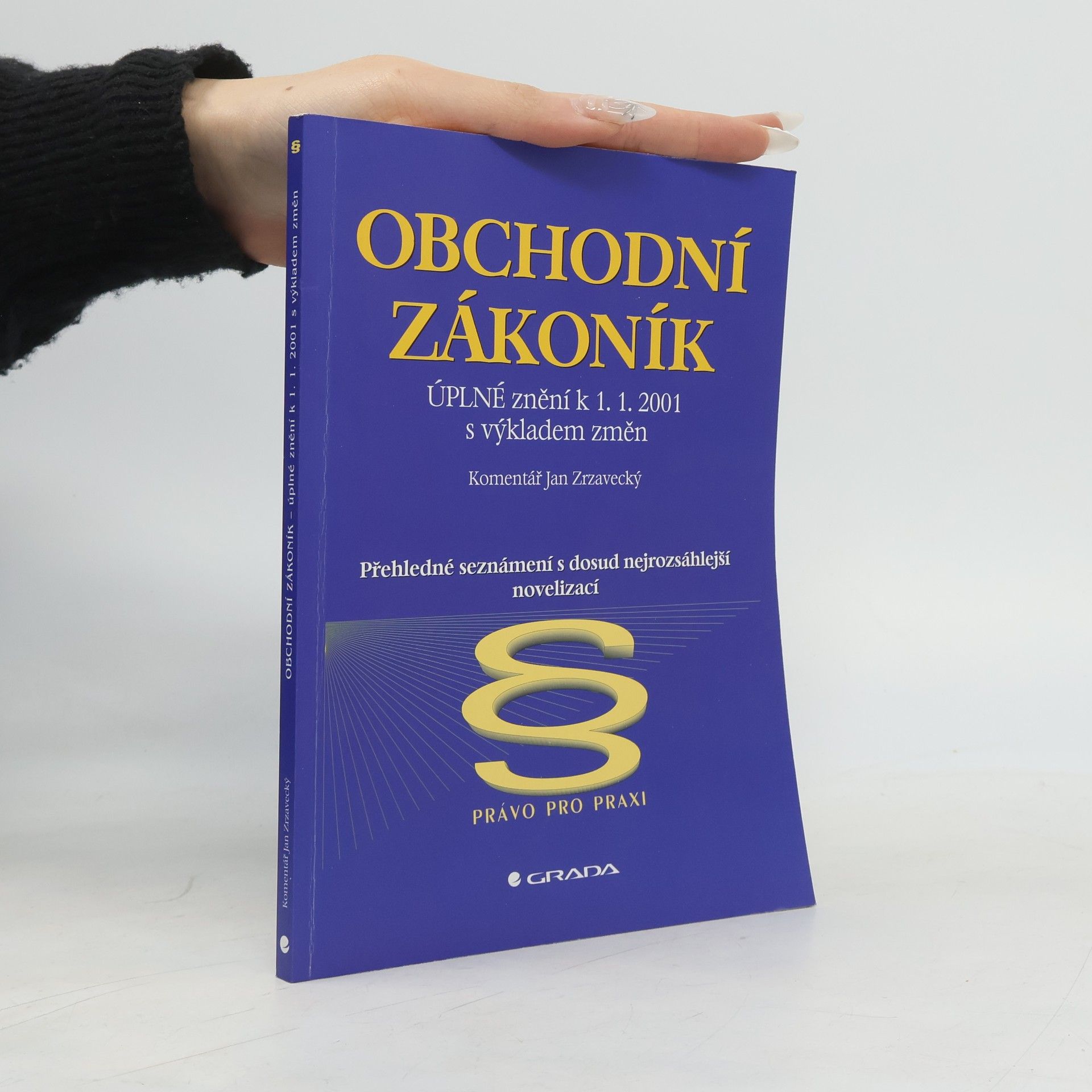 Collectif d'auteurs Obchodní zákoník. Úplné znění k 1.1.2001 s výkladem změn