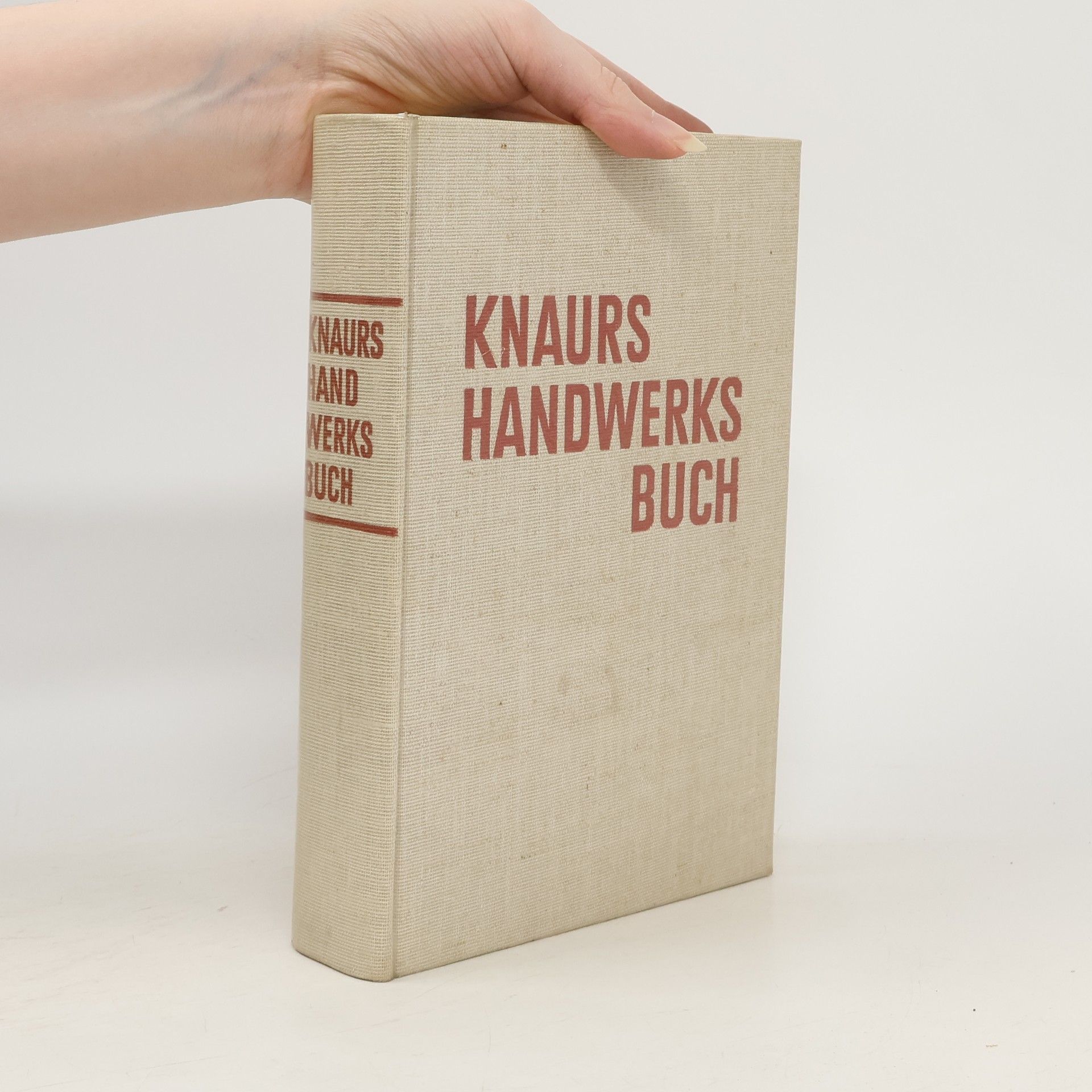 Günther Voss Knaurs Handwerks Buch