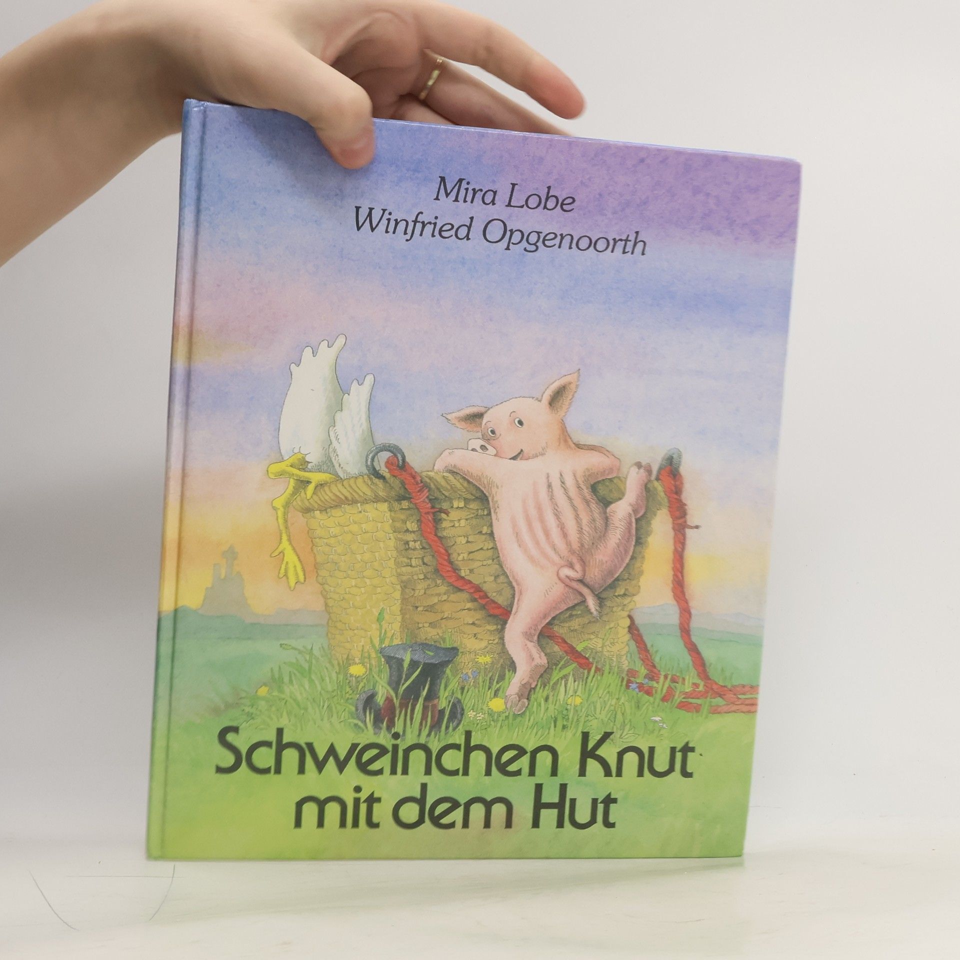 Winfried Opgenoorth Schweinchen Knut mit dem Hut