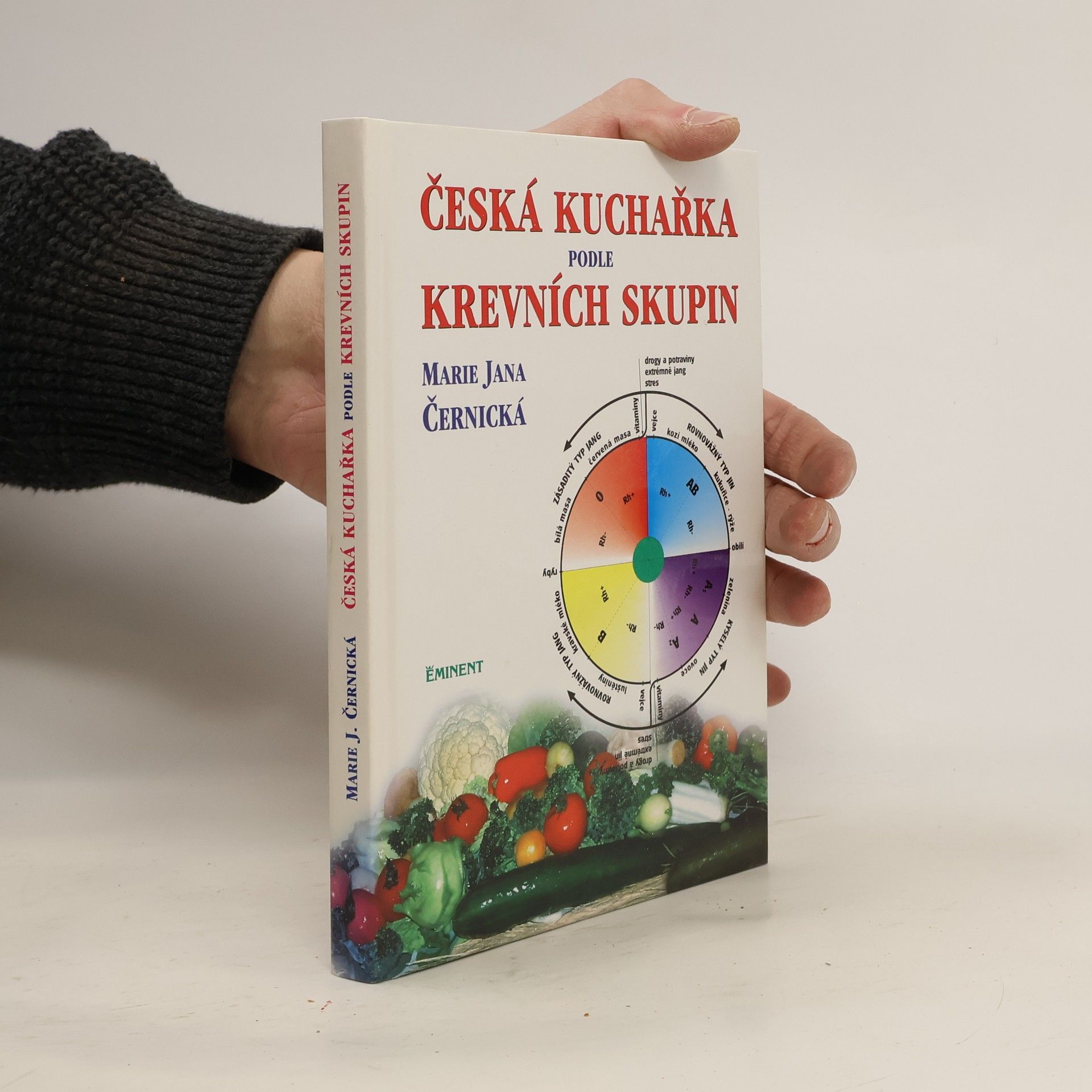 Marie Jana Černická Česká kuchařka podle krevních skupin