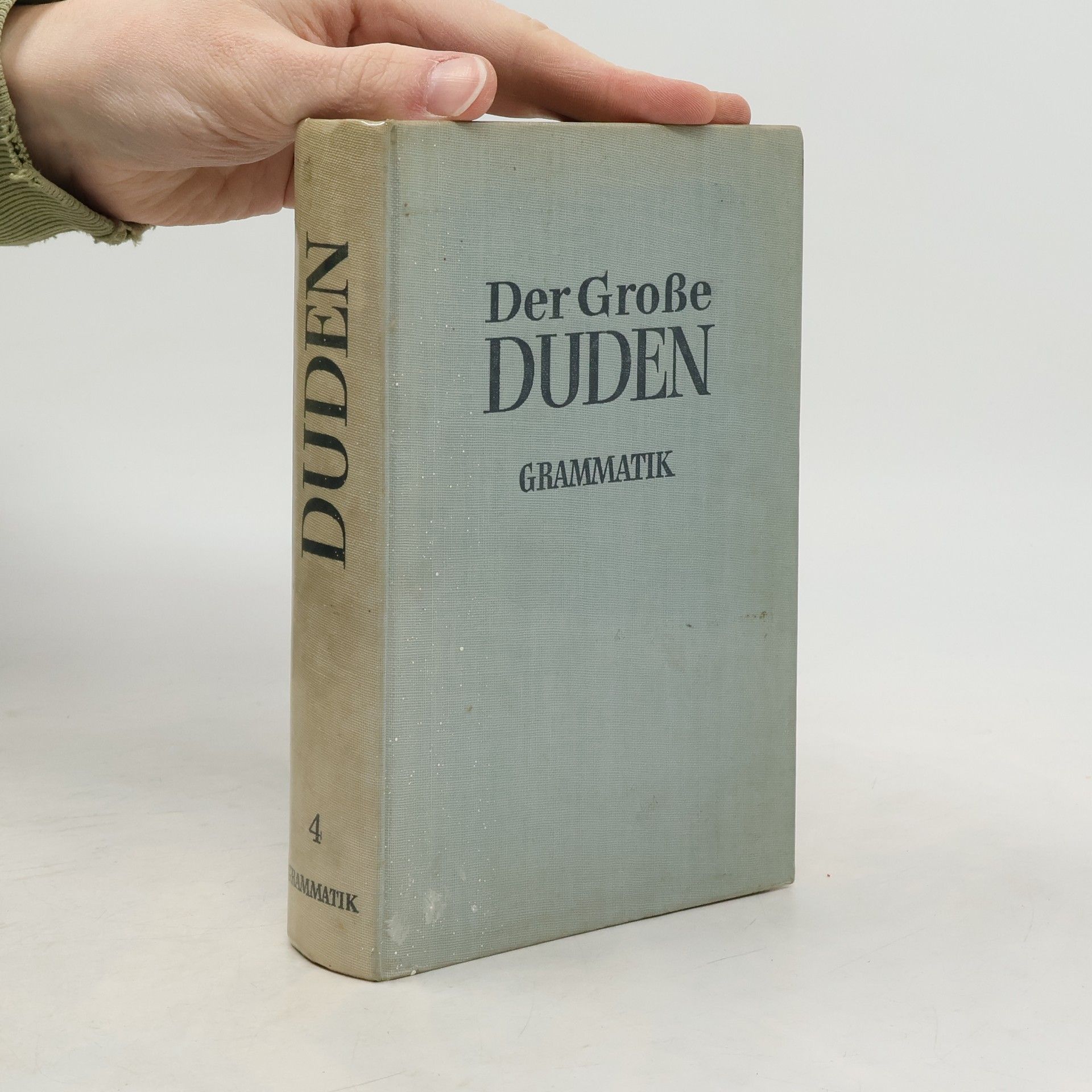 Paul Grebe Der große Duden 4. Grammatik